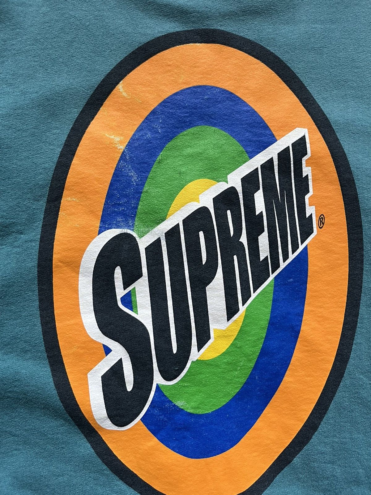 Supreme Supreme spin logo crewneck Size US M / EU 48-50 / 2 - 6 Thumbnail