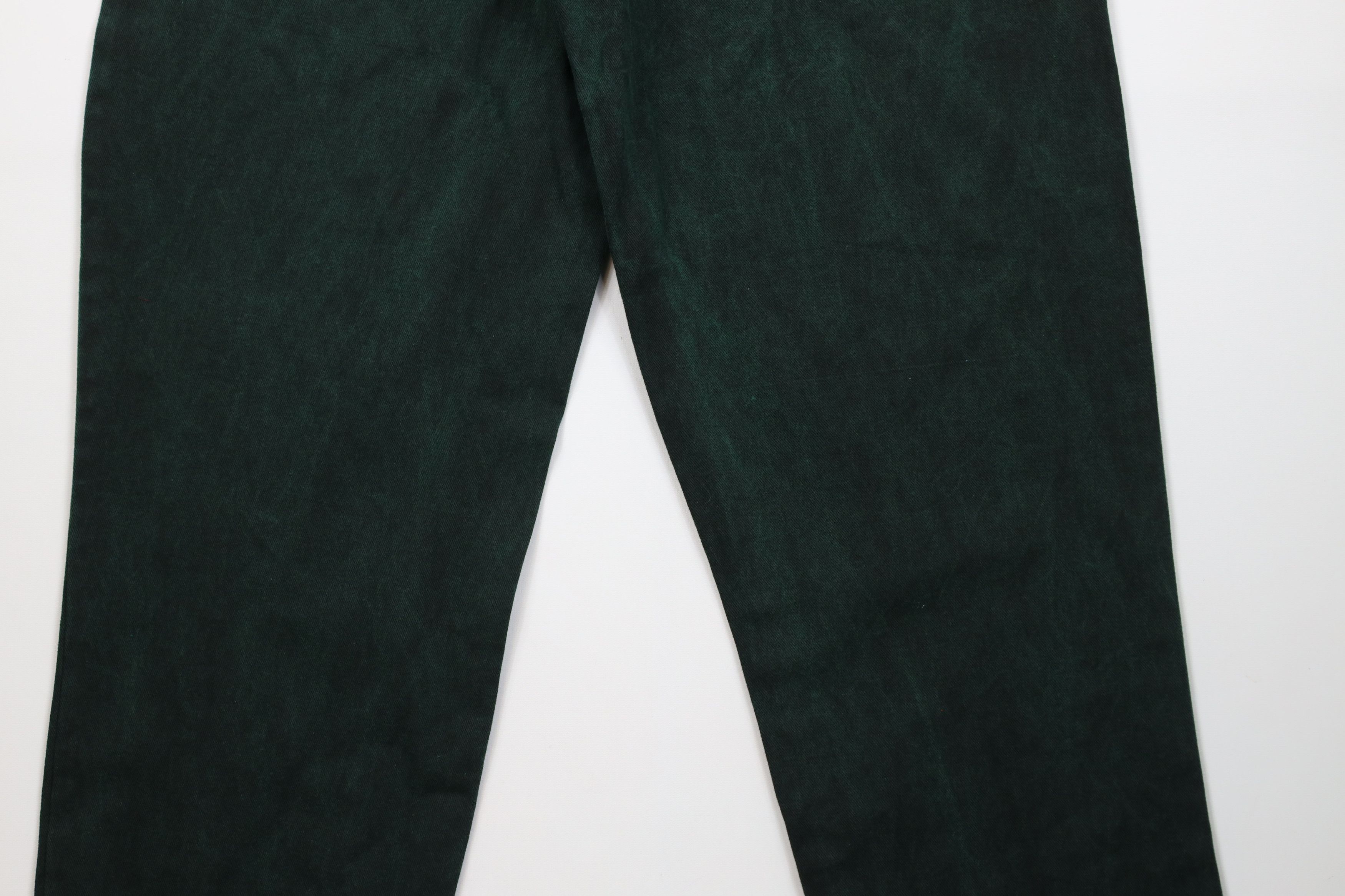 Vintage Deadstock Vintage 90s Streetwear Wash Skateboard Jeans Green Size US 36 / EU 52 - 11 Thumbnail