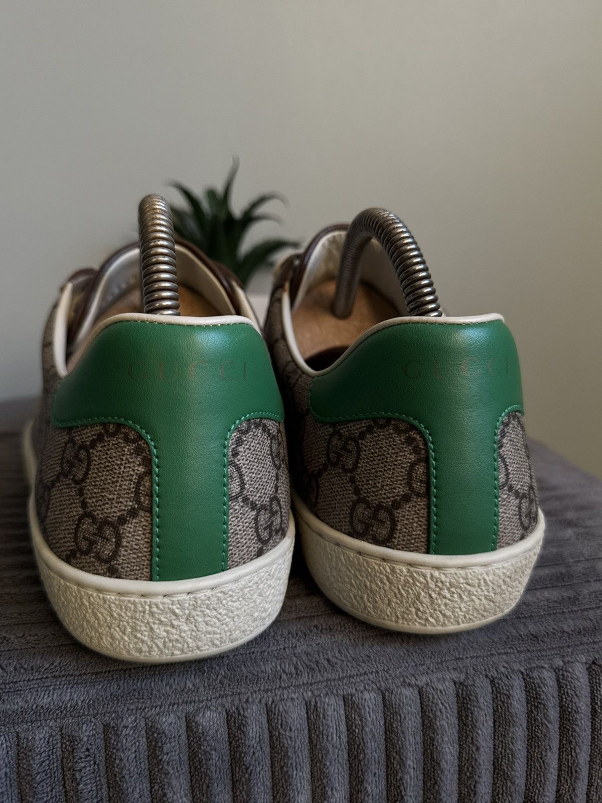 Gucci Gucci Fake Not Ace GG Monogram Sneakers Size US 6.5 / EU 39-40 - 9 Thumbnail