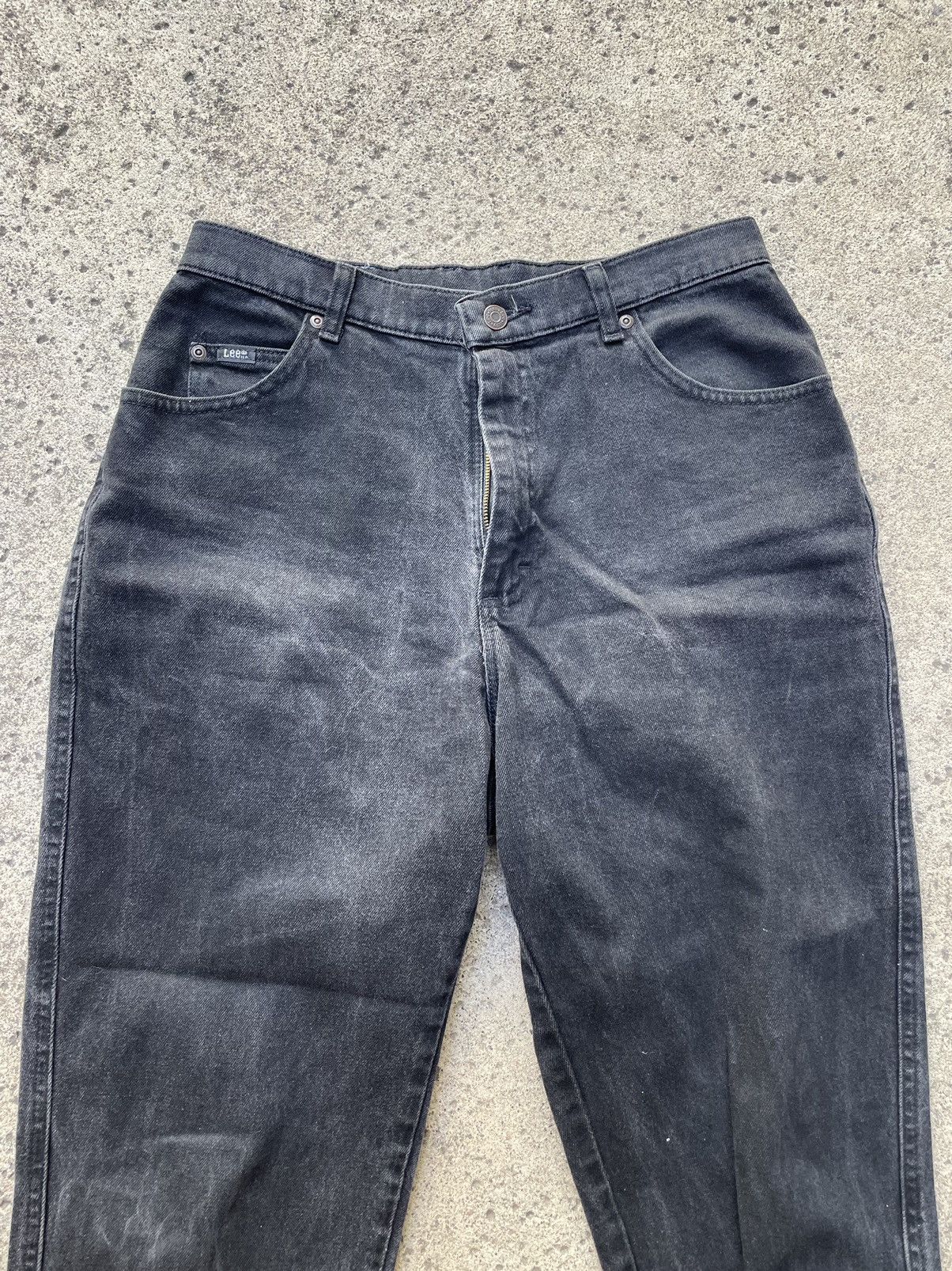 Lee Vintage black washed lee jeans Size US 32 / EU 48 - 3 Thumbnail