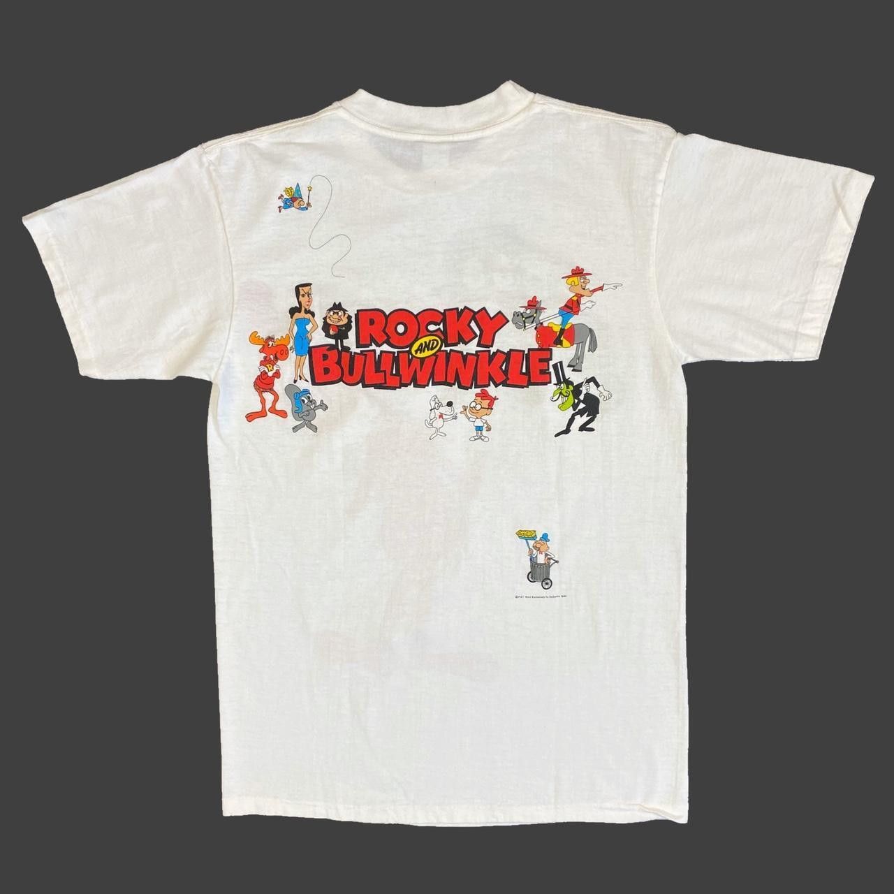 Vintage vtg Rocky & Bullwinkle T-Shirt Large Size US L / EU 52-54 / 3 - 2 Thumbnail
