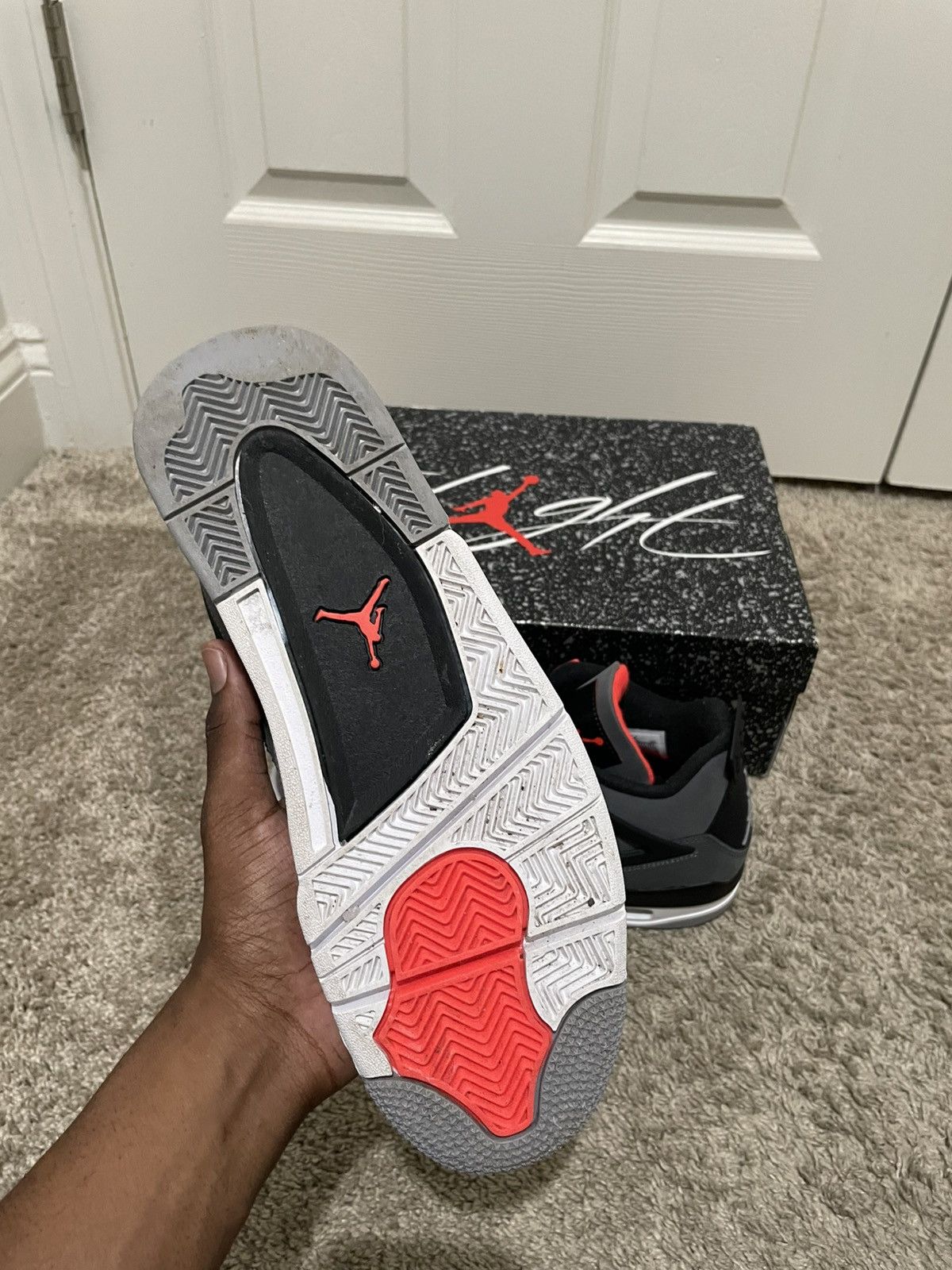 Jordan Brand Jordan 4 Infrared Size US 9.5 / EU 42-43 - 4 Thumbnail