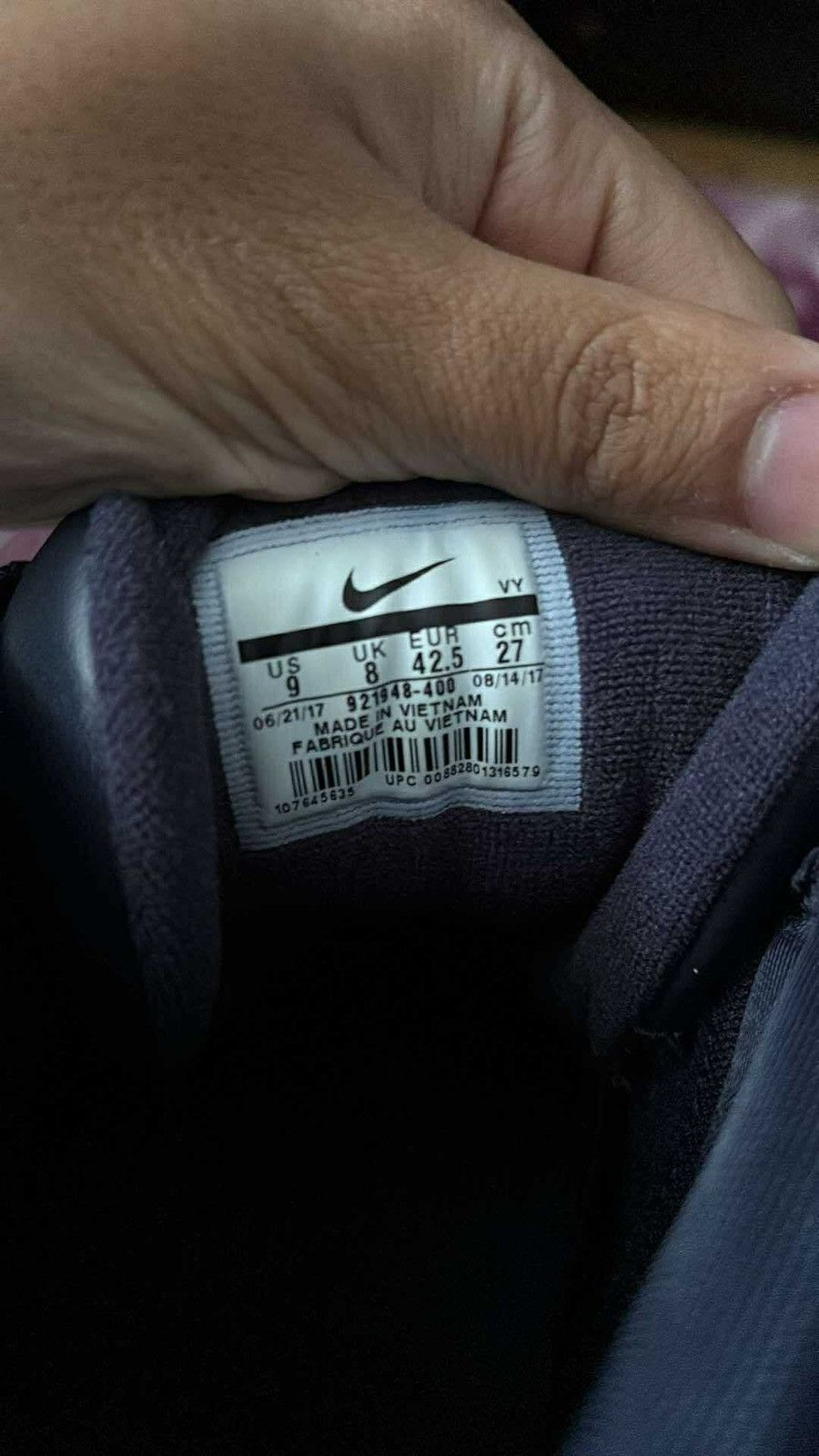 Nike Nike More Air Uptempo - obsidian Size US 9 / EU 42 - 9 Thumbnail