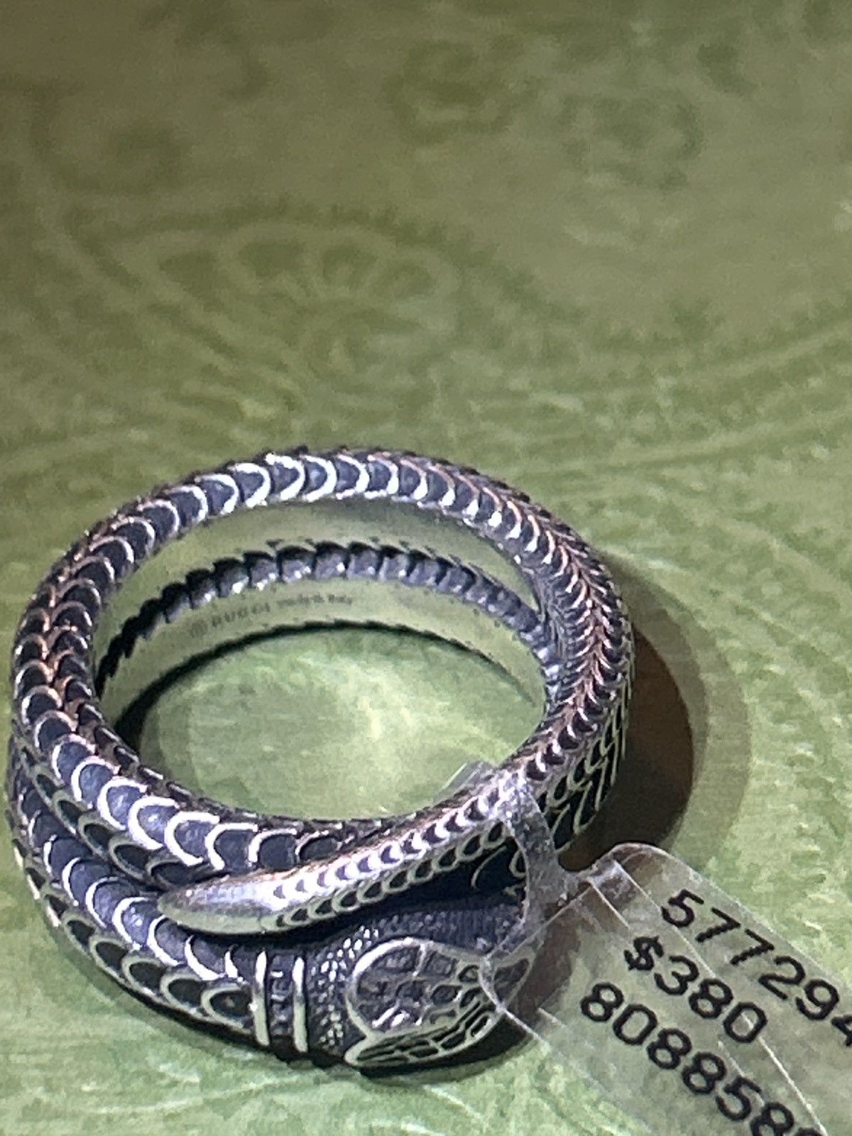 Gucci Gucci Garden Snake Ring Silver 925 Size ONE SIZE - 3 Thumbnail
