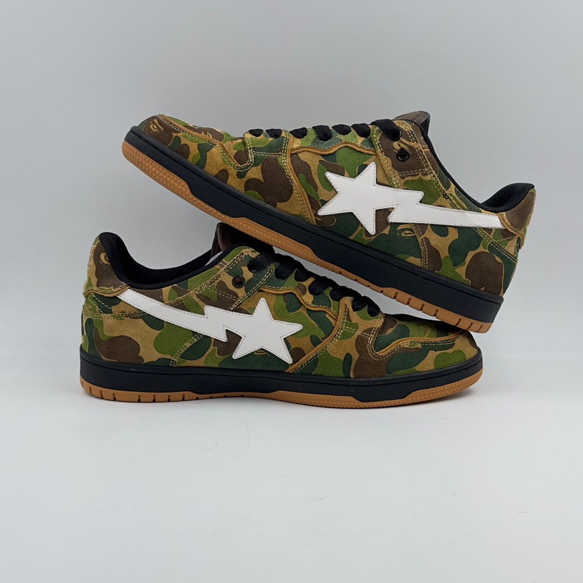 Bape A Bathing Ape Bape SK8STA ABC Camo Green 2022 Size US 9 / EU 42 - 7 Thumbnail