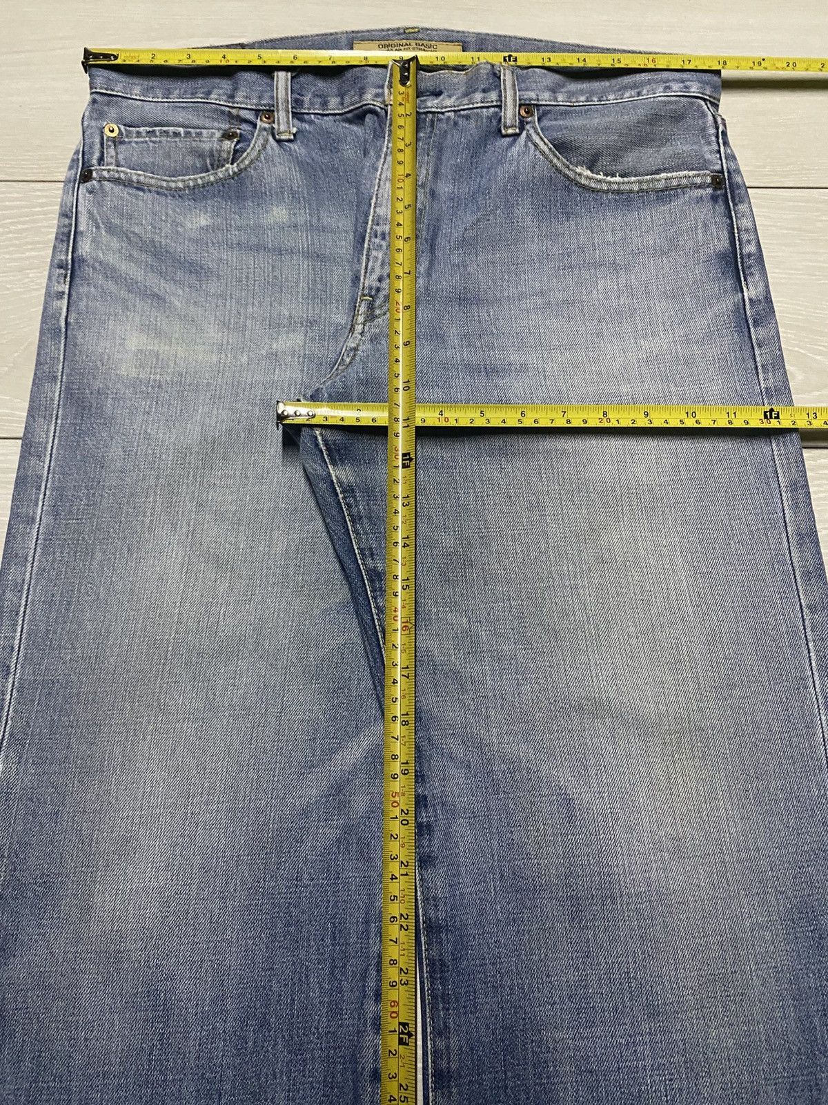 Japanese Brand Vintage Japanese Brand Uniqlo S002 Fade Wash Baggy Jeans Size US 36 / EU 52 - 8 Thumbnail
