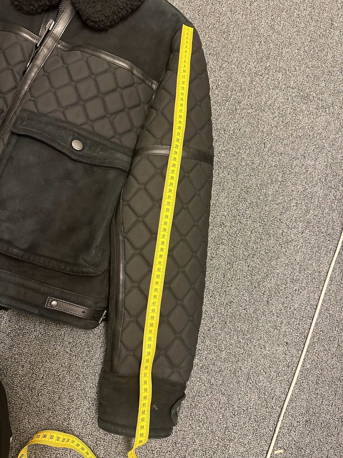 Burberry Prorsum Burberry prorsum FW 2012 sheep shearling/cotton jacket Size US M / EU 48-50 / 2 - 7 Thumbnail