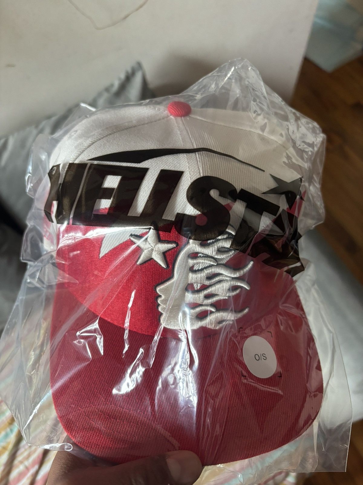 image of Hellstar Snap Back in Red, Men's