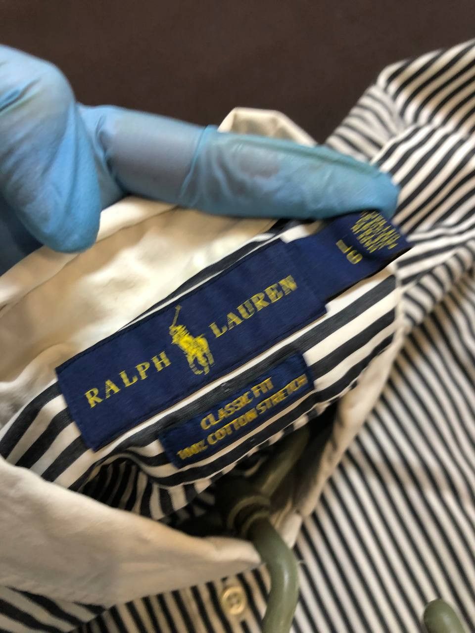 Polo Ralph Lauren Classic Fit Print Striped Shirt Logo Ralph Lauren Size US L / EU 52-54 / 3 - 2 Thumbnail