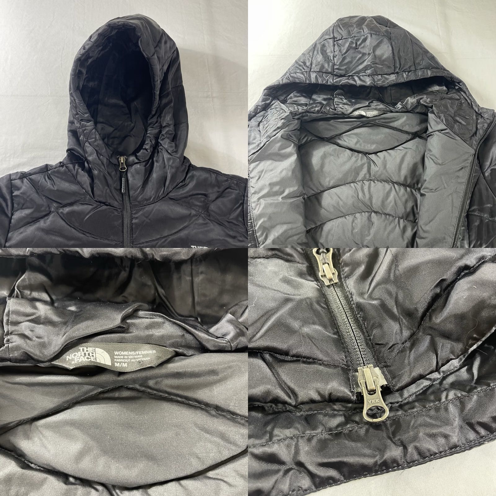 The North Face The North Face Womens Jacket Coat Black Hooded 550 Insulated Goose Down Puffer Jacket Size M / US 6-8 / IT 42-44 - 9 Thumbnail