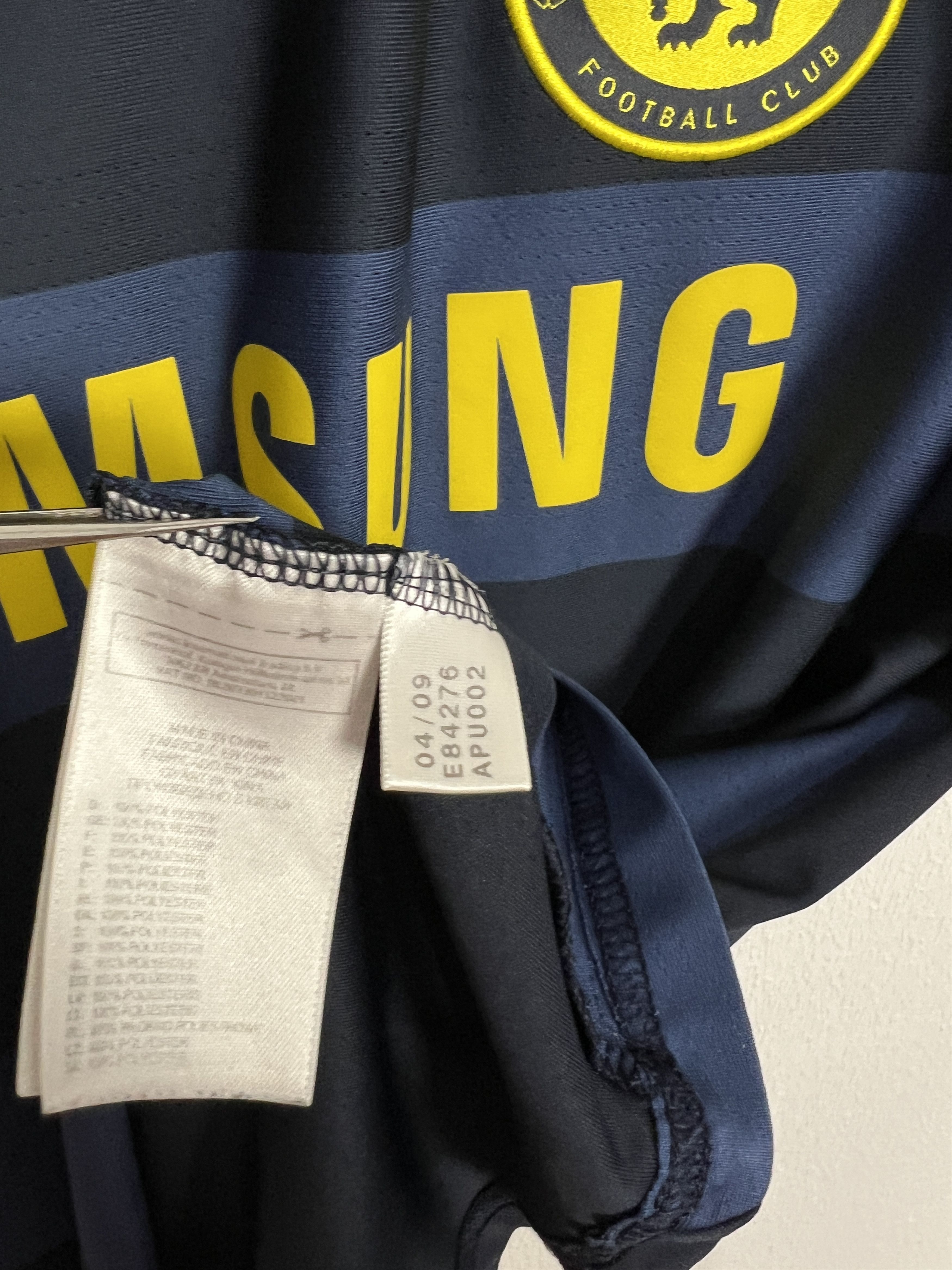 Adidas Chelsea Away football shirt 2009 Soccer Jersey Trikot Rare Size US L / EU 52-54 / 3 - 7 Thumbnail