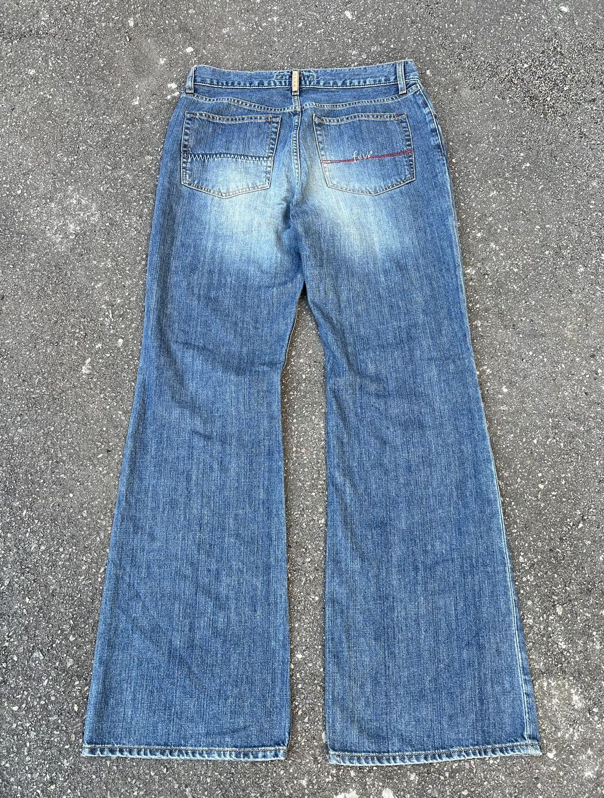 FCUK FCUK Flare Jeans Size US 32 / EU 48 - 3 Thumbnail