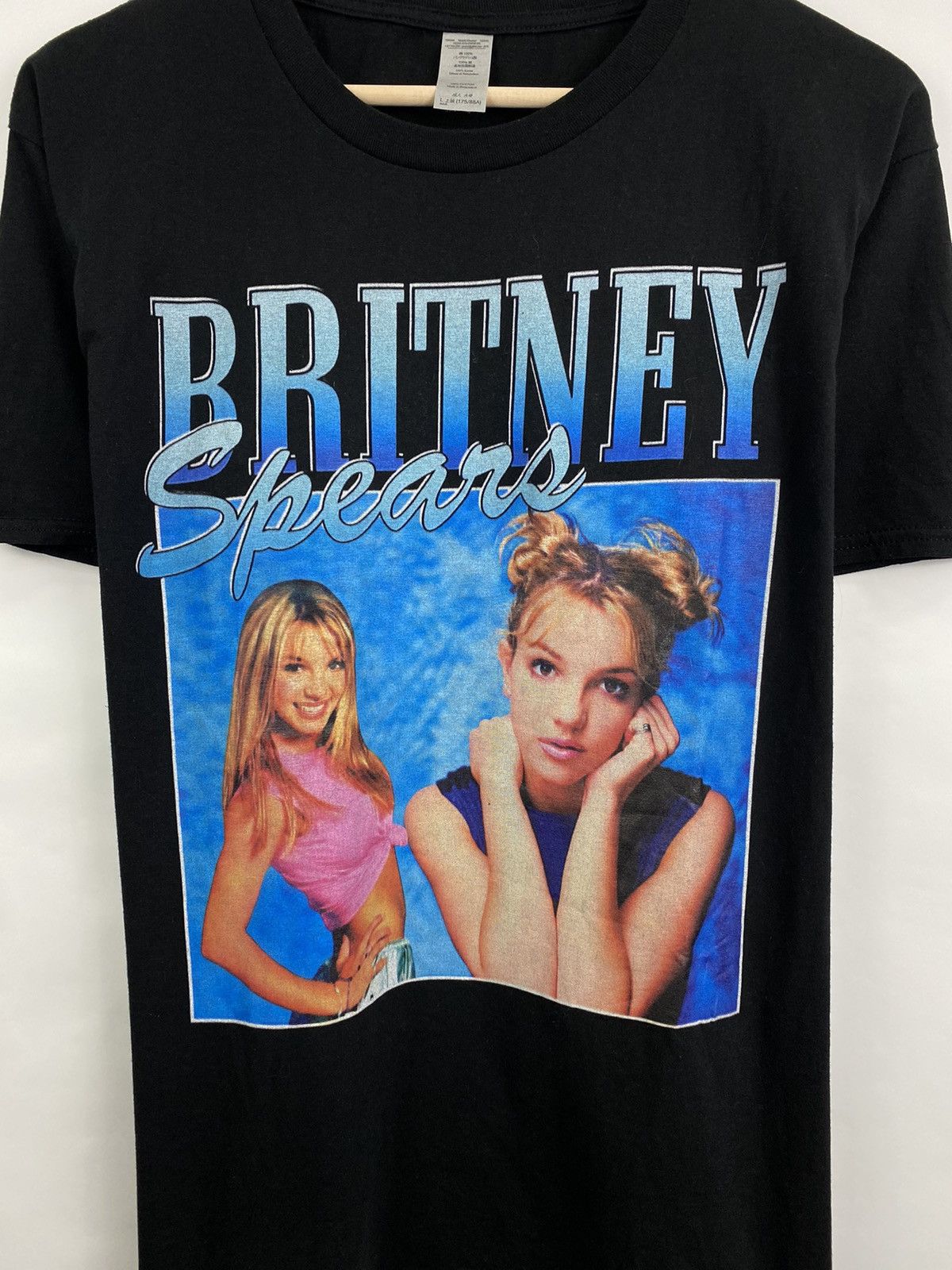 Band Tees × Rap Tees 🇺🇸 Vintage Britney Spears Band Rap T-Shirt Hype Rare Retro Size US L / EU 52-54 / 3 - 4 Thumbnail