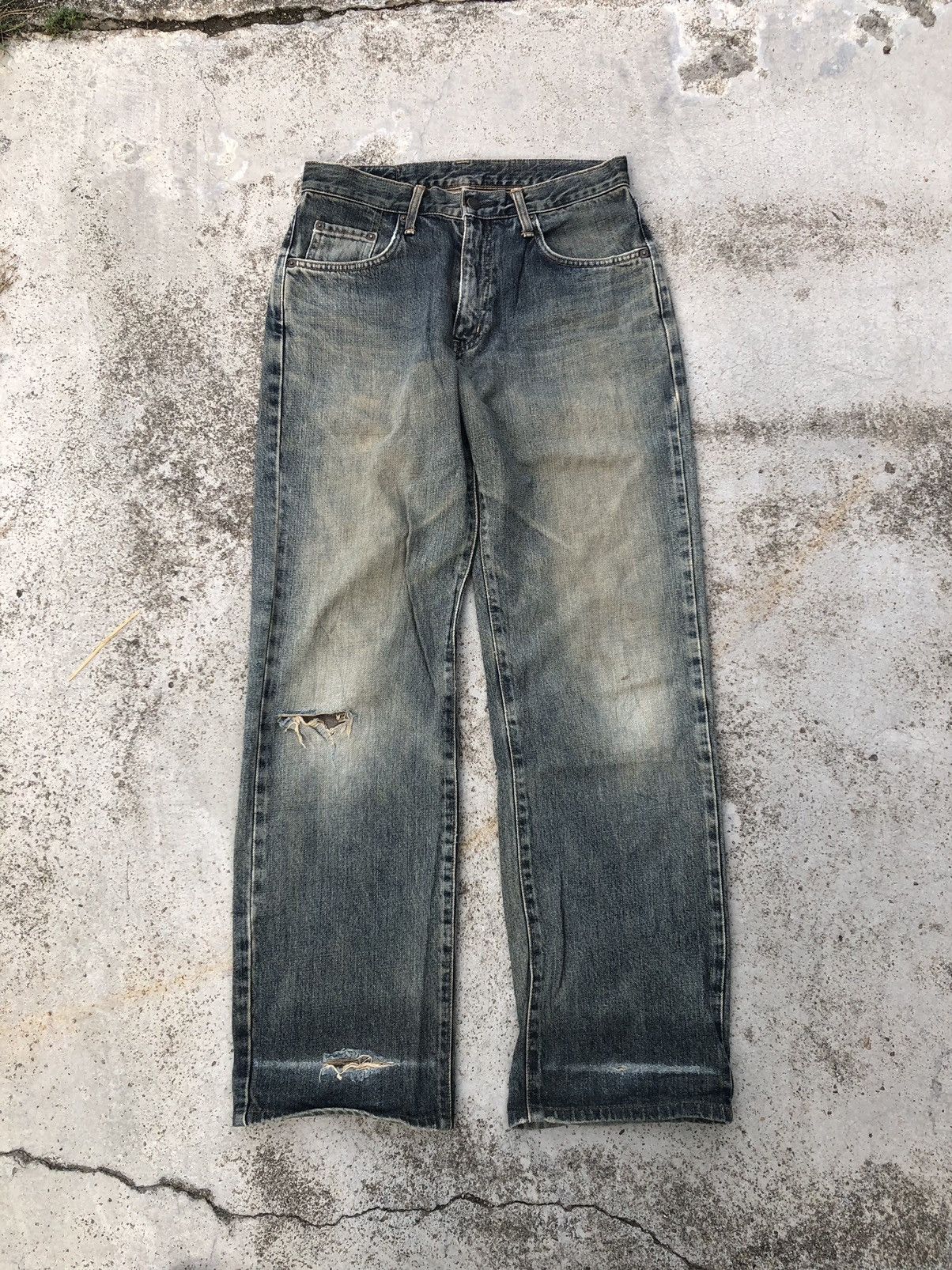 Edwin WIDE LEG RUSTY BLUE VINTAGE EDWIN DENIM Size US 30 / EU 46 - 2 Thumbnail