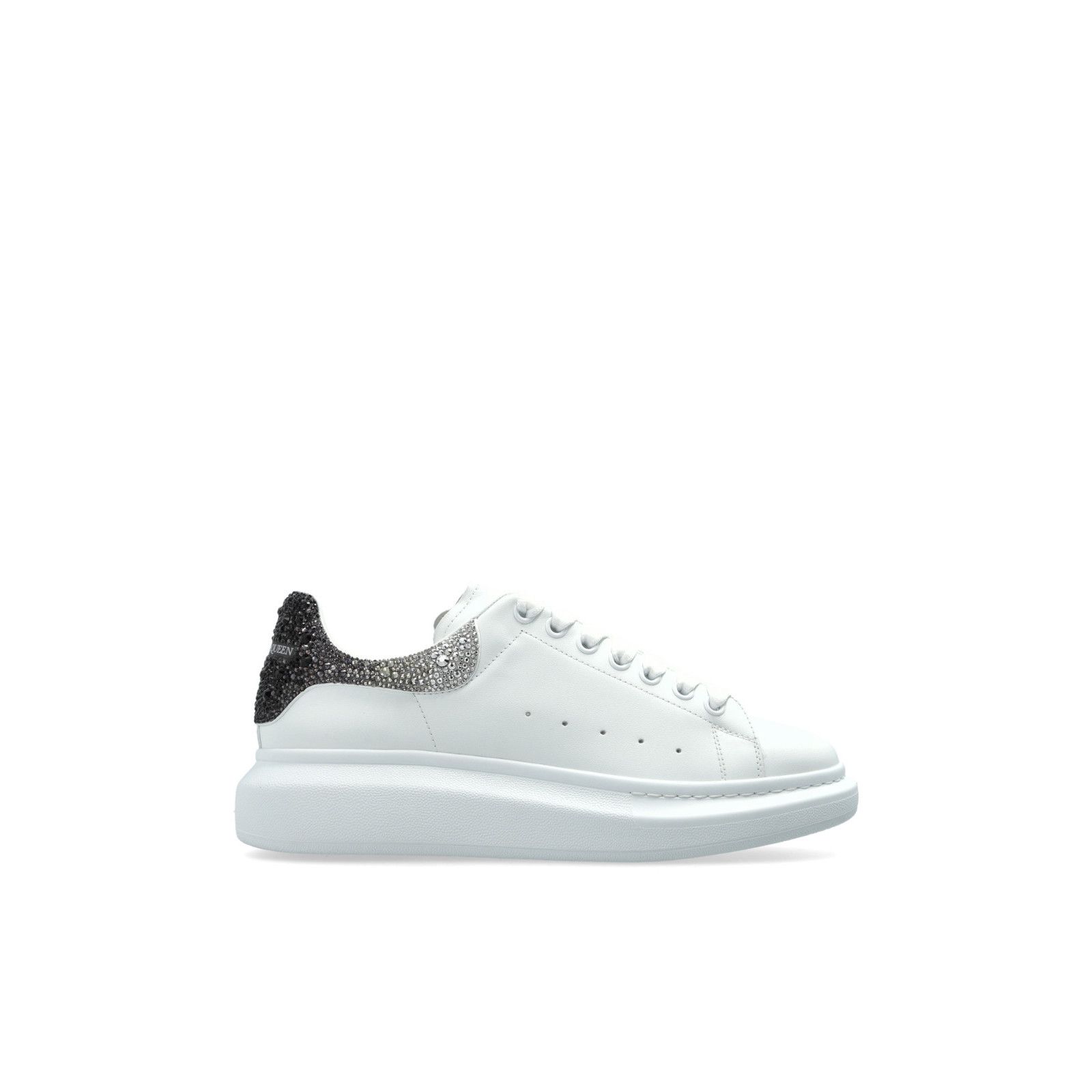 ALEXANDER MCQUEEN Oversized $990 Men's White/Gray Crystal Sn
