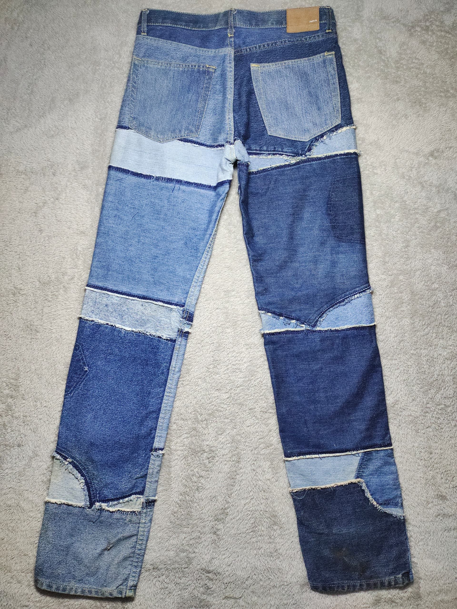Hysteric Glamour RARE PUNAH PATCHWORK DENIM JEANS INSPIRED HYSTERIC GLAMOUR Size US 32 / EU 48 - 2 Thumbnail