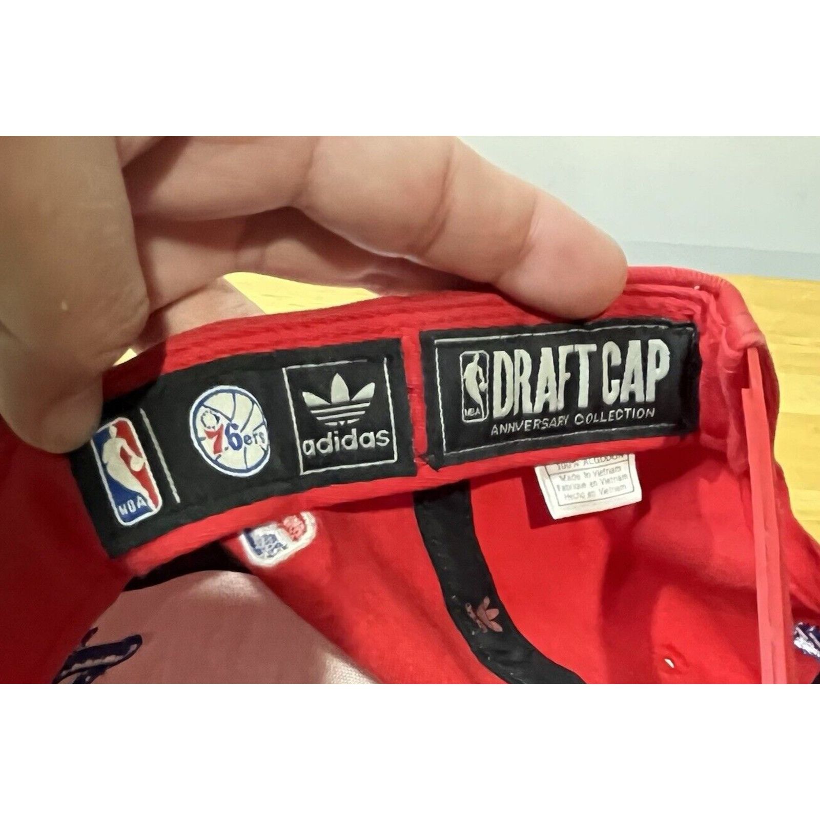 Adidas Vintage Adidas Philadelphia 76’ers Snapback Draft cap Size ONE SIZE - 5 Thumbnail