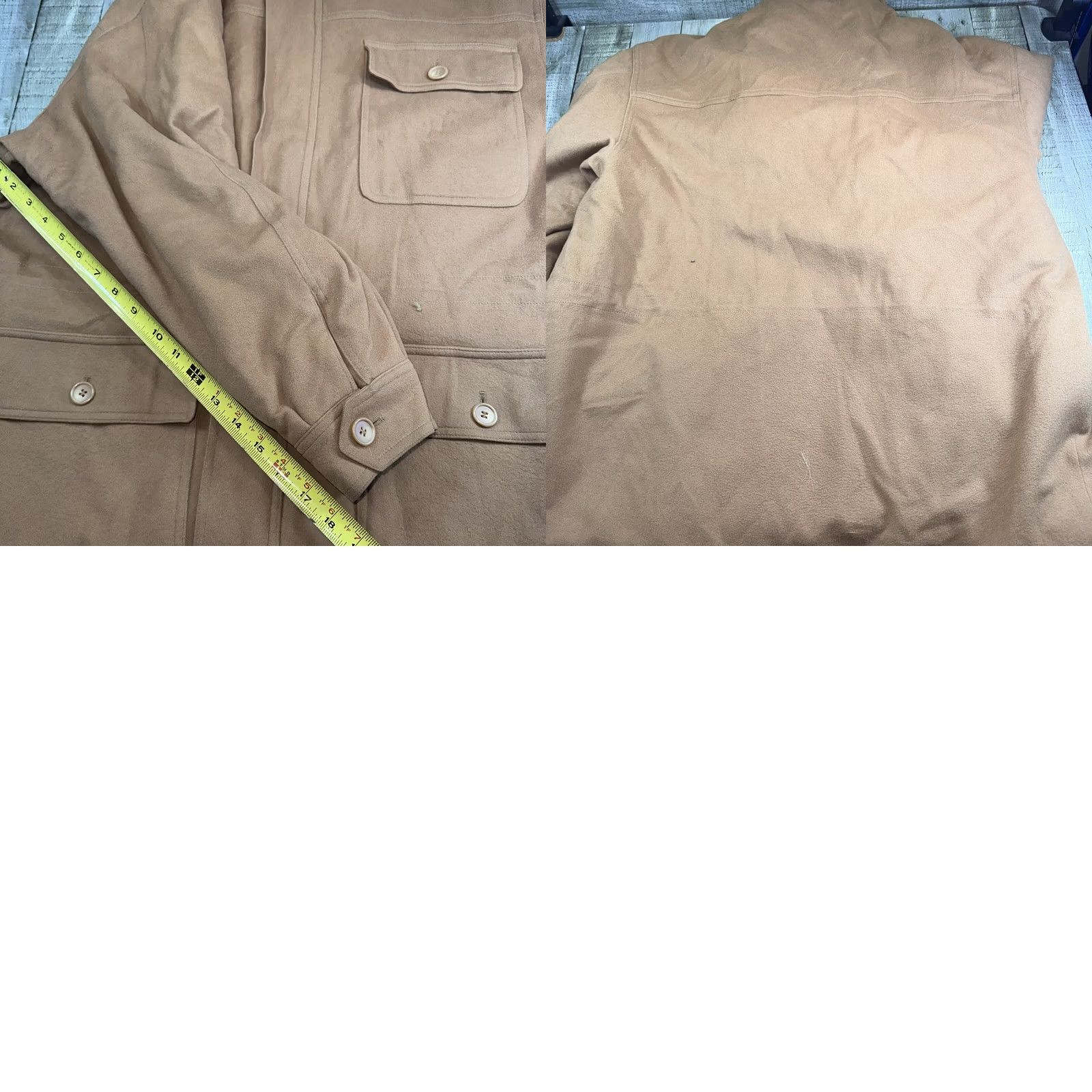 Vintage VINTAGE Men’s Harbor Club Beige Medium Jacket Cashmere Wool Blend Size Medium Size US M / EU 48-50 / 2 - 9 Thumbnail
