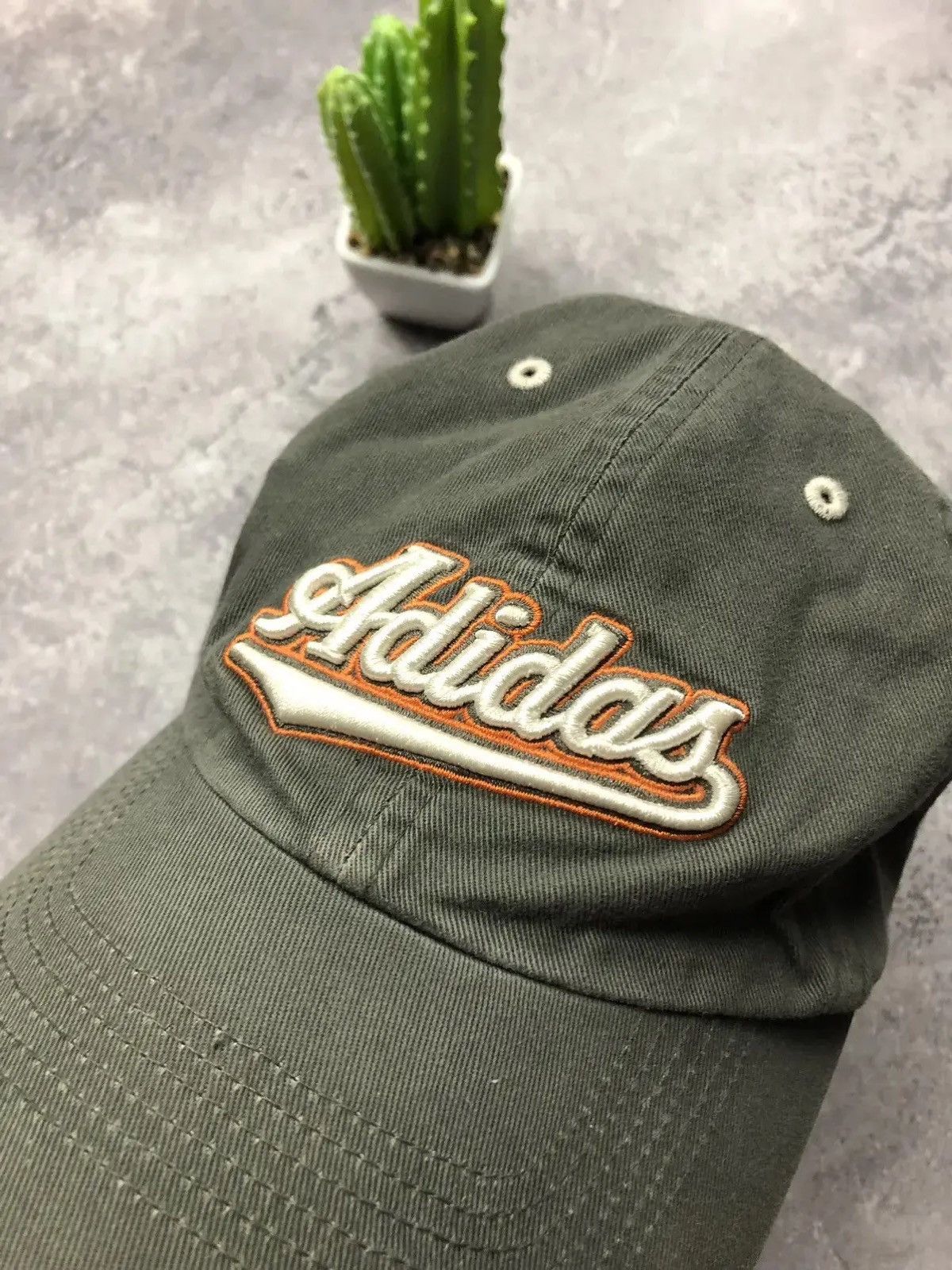 Adidas NIKE Vintage Big Logo Hat Cap Streetwear Dad Navy Green Size ONE SIZE - 2 Thumbnail