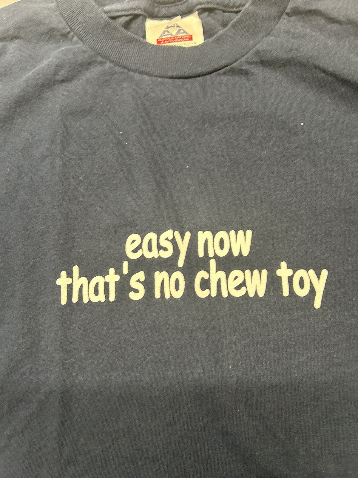 Vintage Crazy Vintage Cyber Grunge Black Humor Script T-Shirt Sex Size US L / EU 52-54 / 3 - 2 Thumbnail