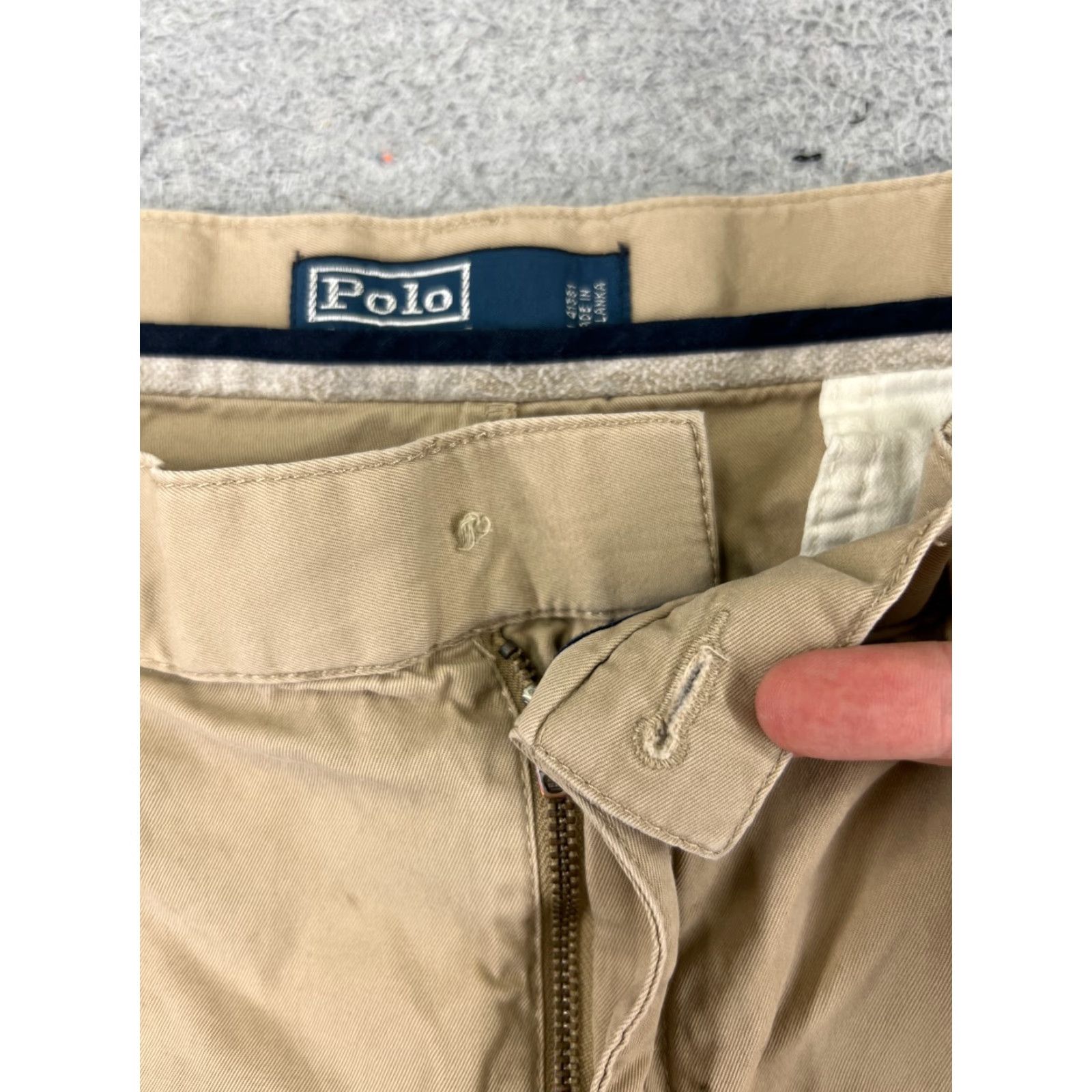 Polo Ralph Lauren Polo Ralph Lauren Shorts Adult 36 Beige Pleated Tyler Short 100% Cotton Size US M / EU 48-50 / 2 - 7 Thumbnail