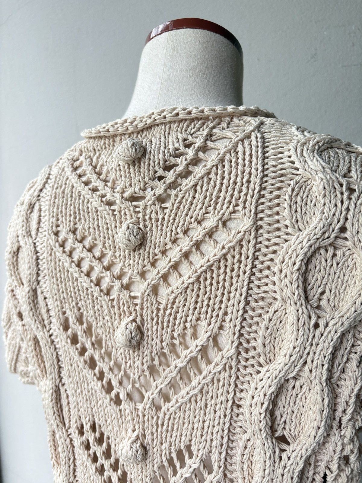 Yohji Yamamoto Yohji Yamamoto AW04 knitted blouse Size ONE SIZE - 23 Thumbnail