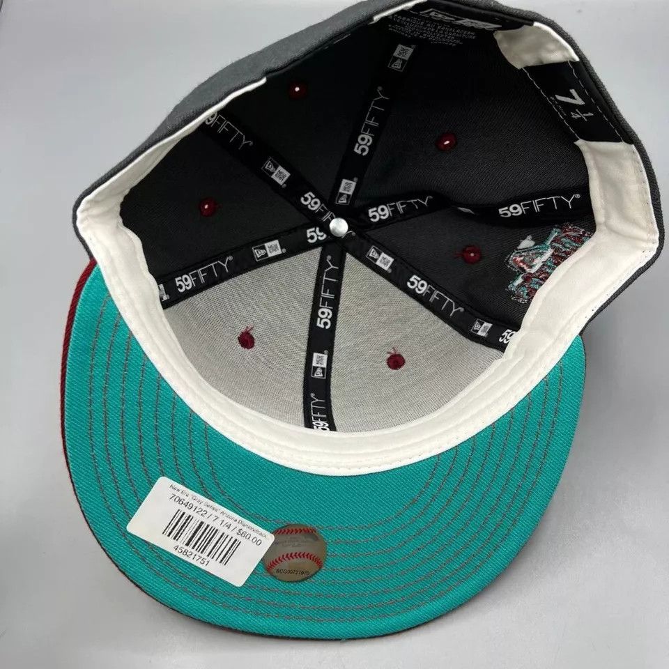 New Era Arizona Diamondbacks Hat Men 7 1/4 59Fifty New Era Fitted Size ONE SIZE - 4 Thumbnail