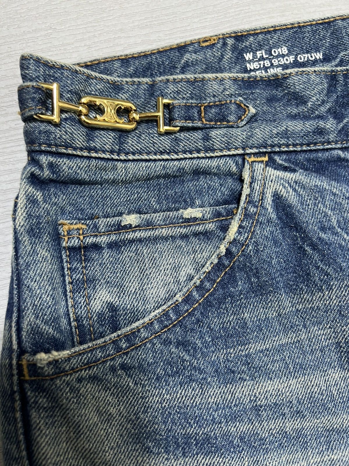 Celine Celine - Dylan Mid-Rise Flared Jeans Size US 30 / EU 46 - 12 Thumbnail