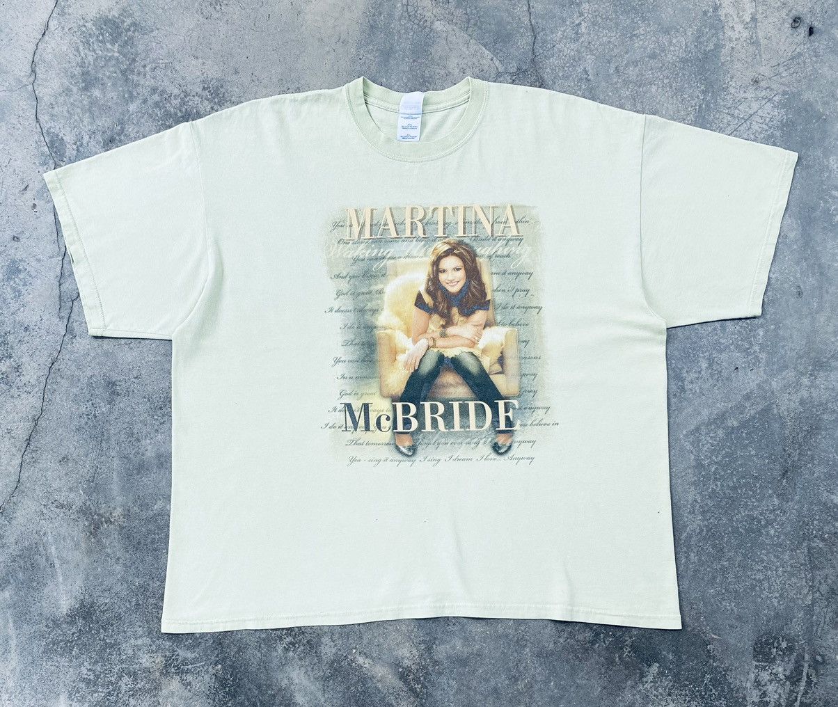 Band Tees Vintage Martina Mc Bride Band Distressed Oversized Tees Size US XXL / EU 58 / 5 - 1 Thumbnail