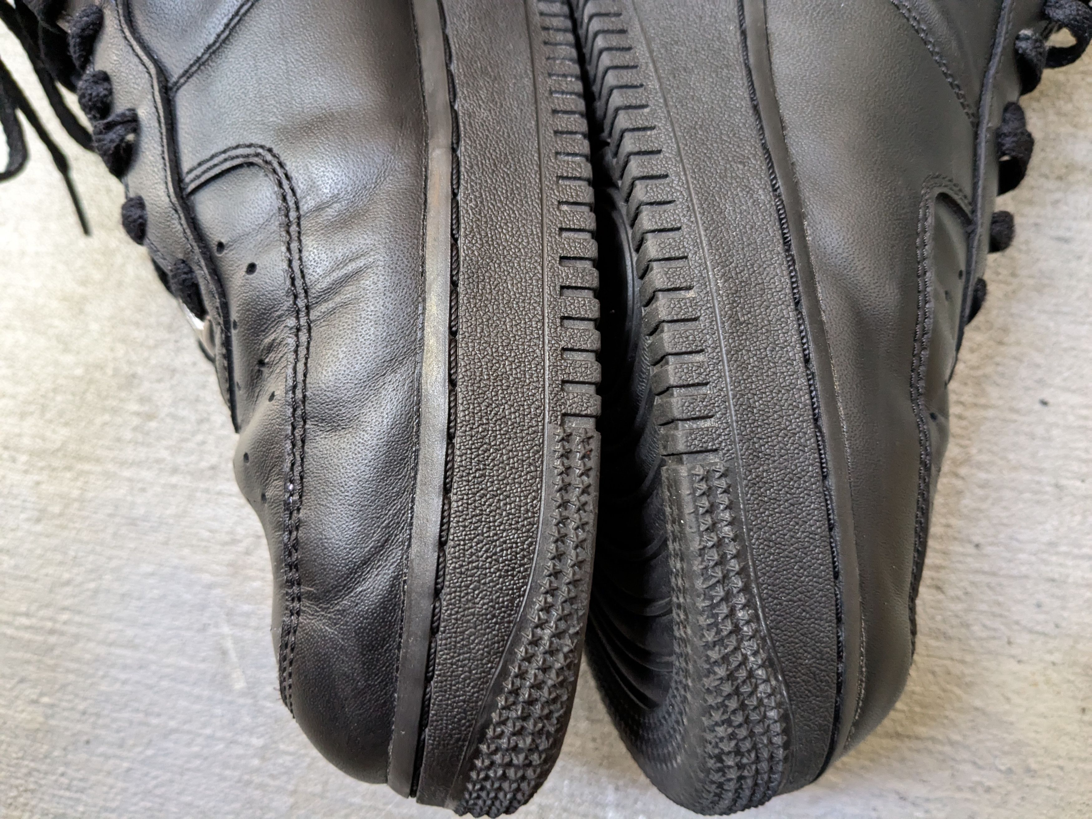 Nike × Supreme Nike Air Force 1 Low Supreme Black 11.5 CU9225-001 Leather Size US 11.5 / EU 44-45 - 10 Thumbnail