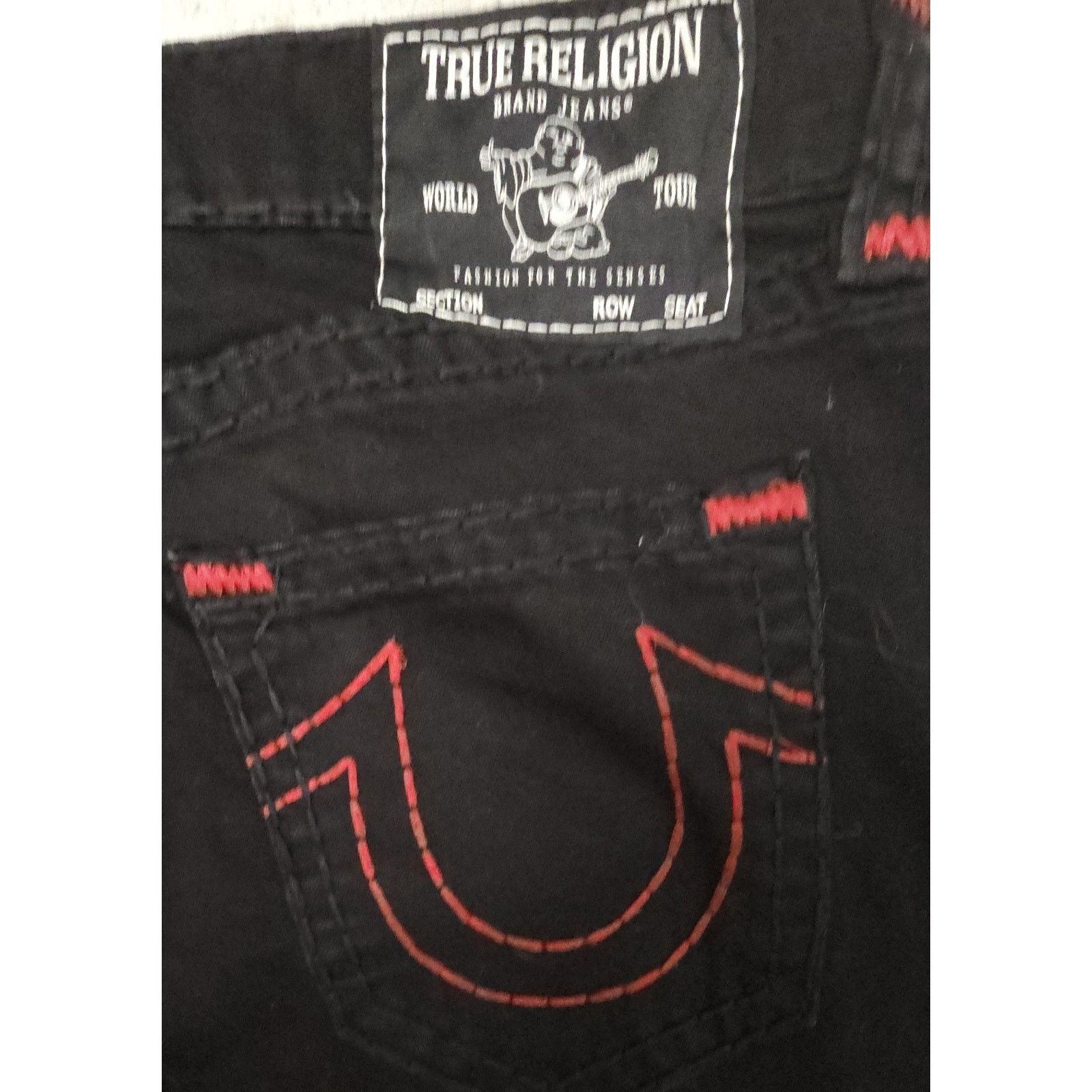 True Religion true religion super t stitching ricky relaxed straight fit Size US 36 / EU 52 - 10 Thumbnail
