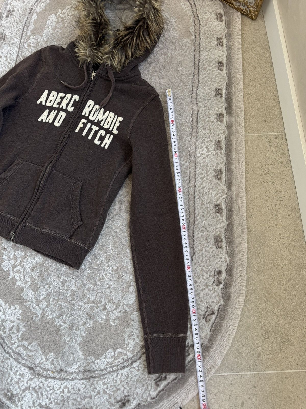 Abercrombie & Fitch Vtg Y2K If6was9 LGB Goa Vibe Abercrombie Fitch fur zip Hood Size S / US 4 / IT 40 - 8 Thumbnail