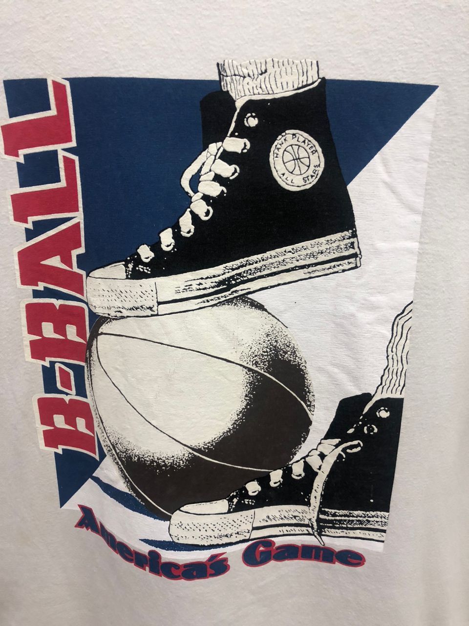Vintage 🔥VINTAGE HANK PLAYER USA b-ball america's game Size US L / EU 52-54 / 3 - 1 Thumbnail