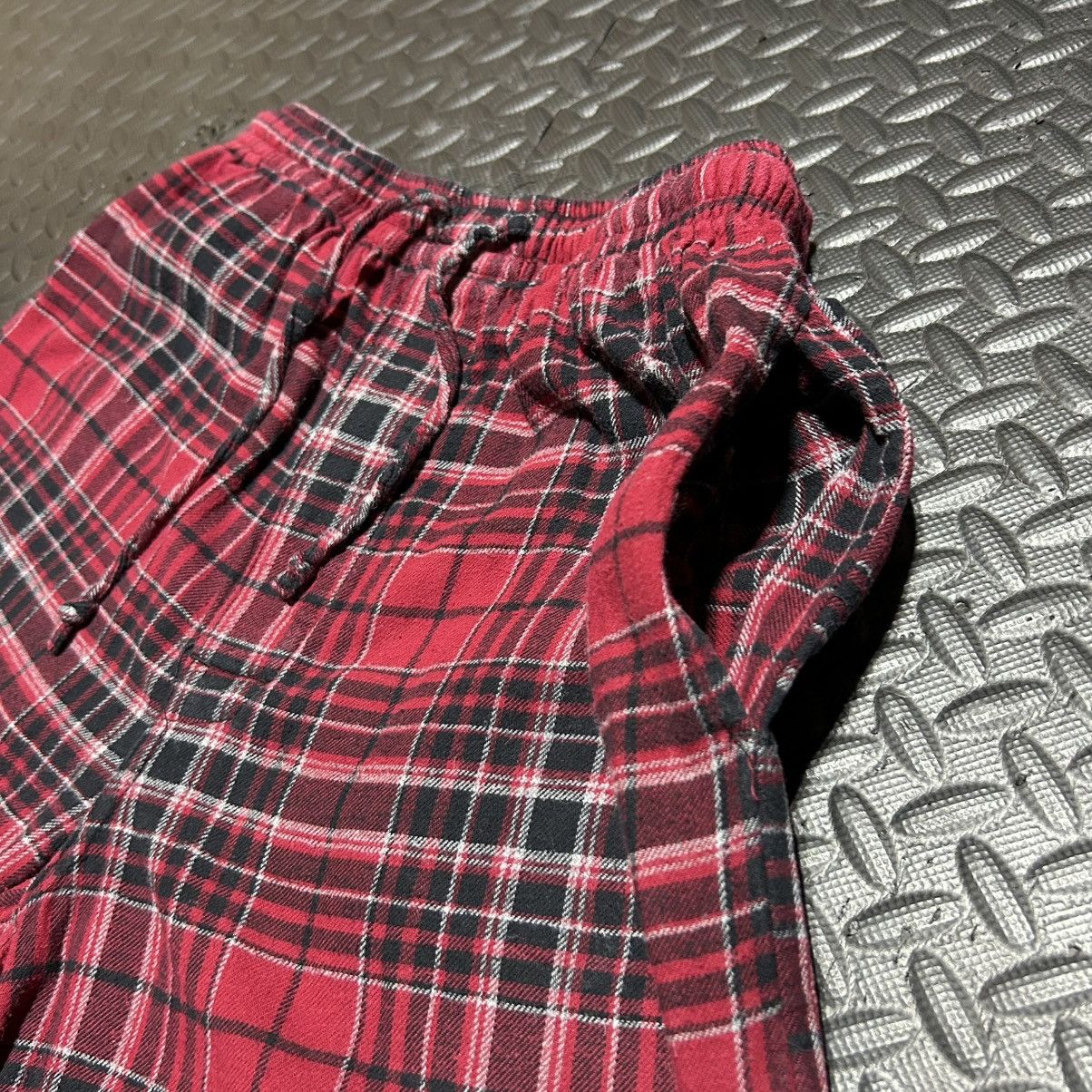 Nautica Nautica Sleepwear Pajama Pants Plaid Fleece Red Mens Small Size US 30 / EU 46 - 4 Thumbnail