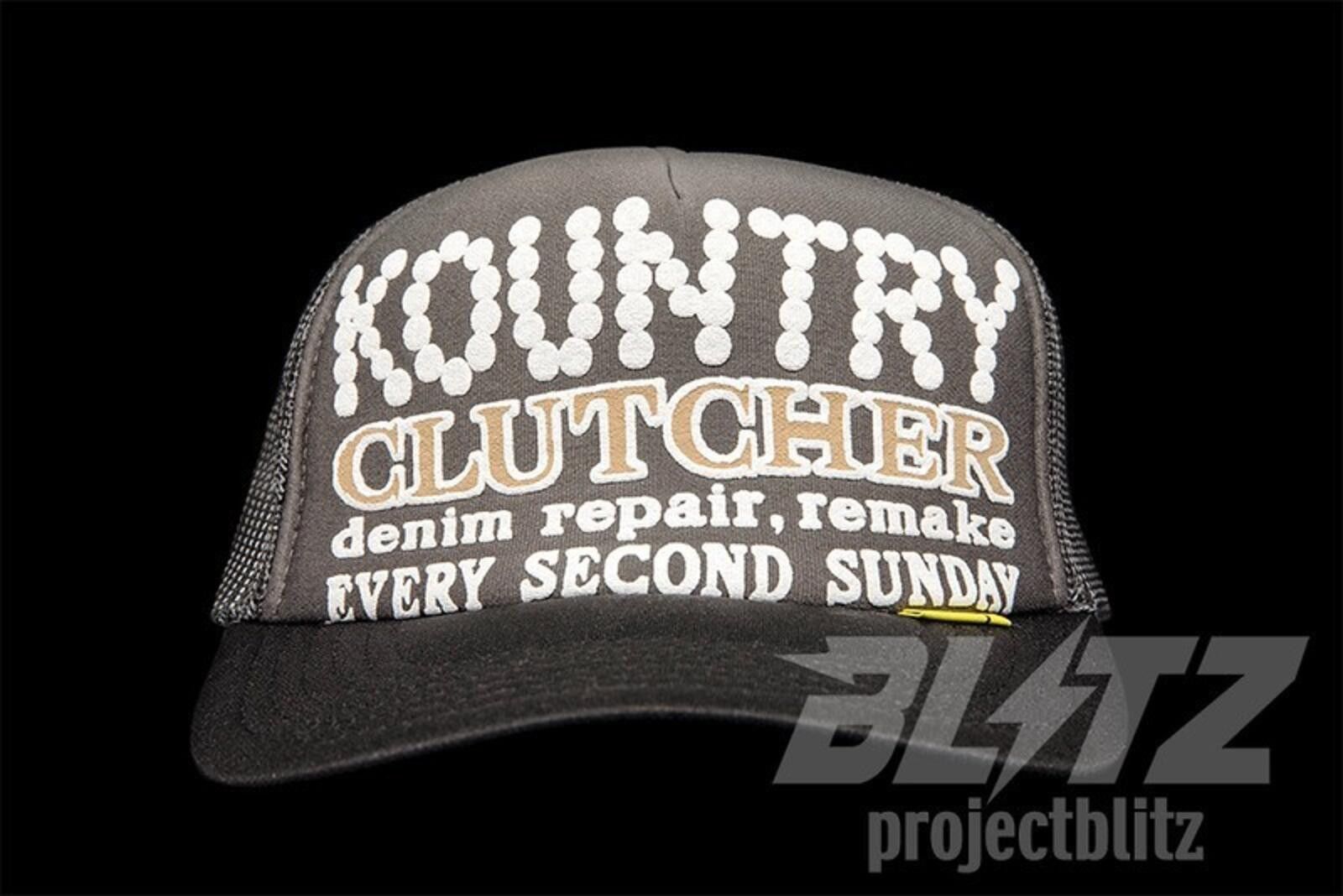 Kapital KAPITAL CENTURY DENIM COATING SERVICE TRUCKER CAP HAT GREY Size ONE SIZE - 2 Thumbnail