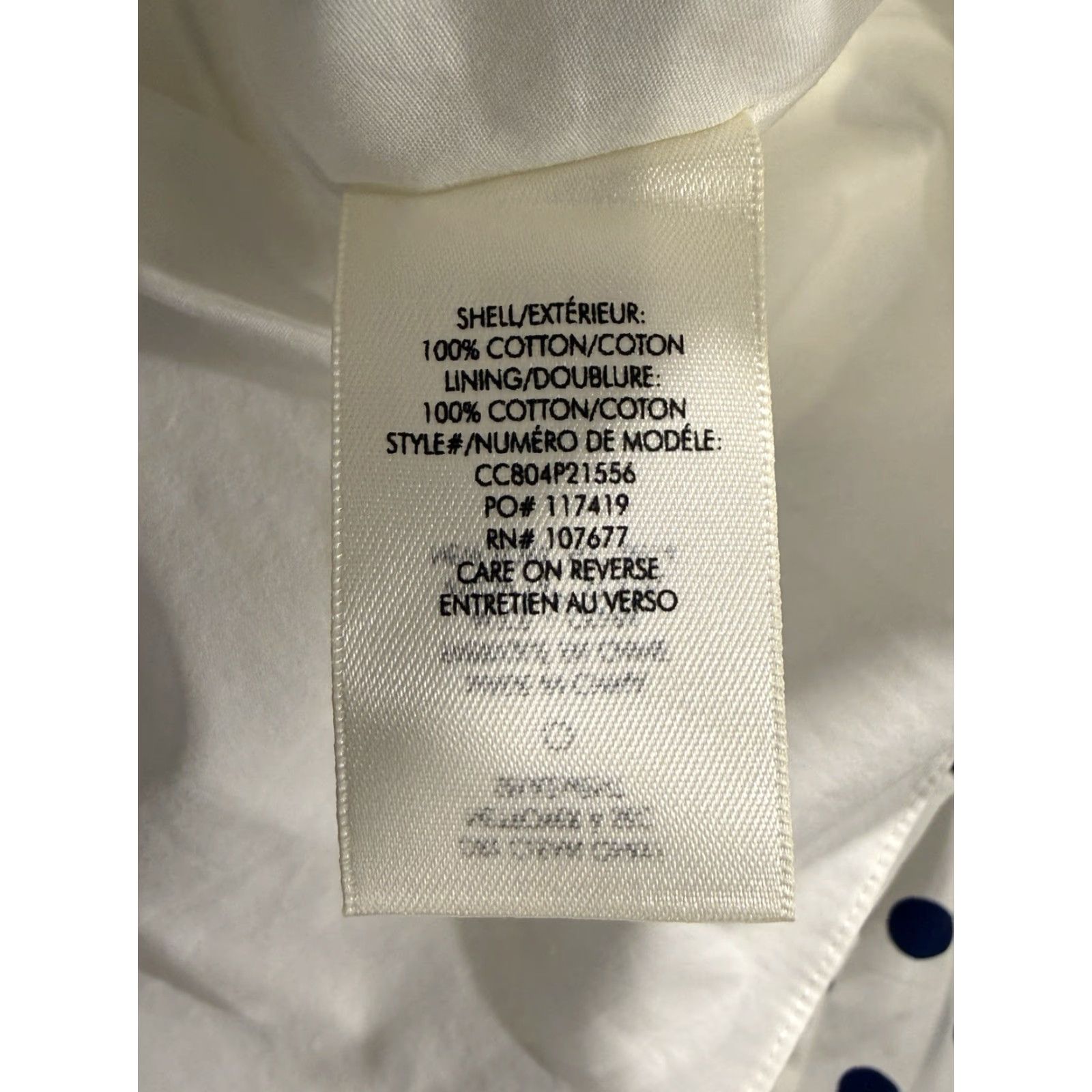 Alice + Olivia Alice + Olivia Dress Women Size 2 White Blue Polka Dot Sleeveless Mini Cotton Womens Size XS / US 0-2 / IT 36-38 - 7 Thumbnail