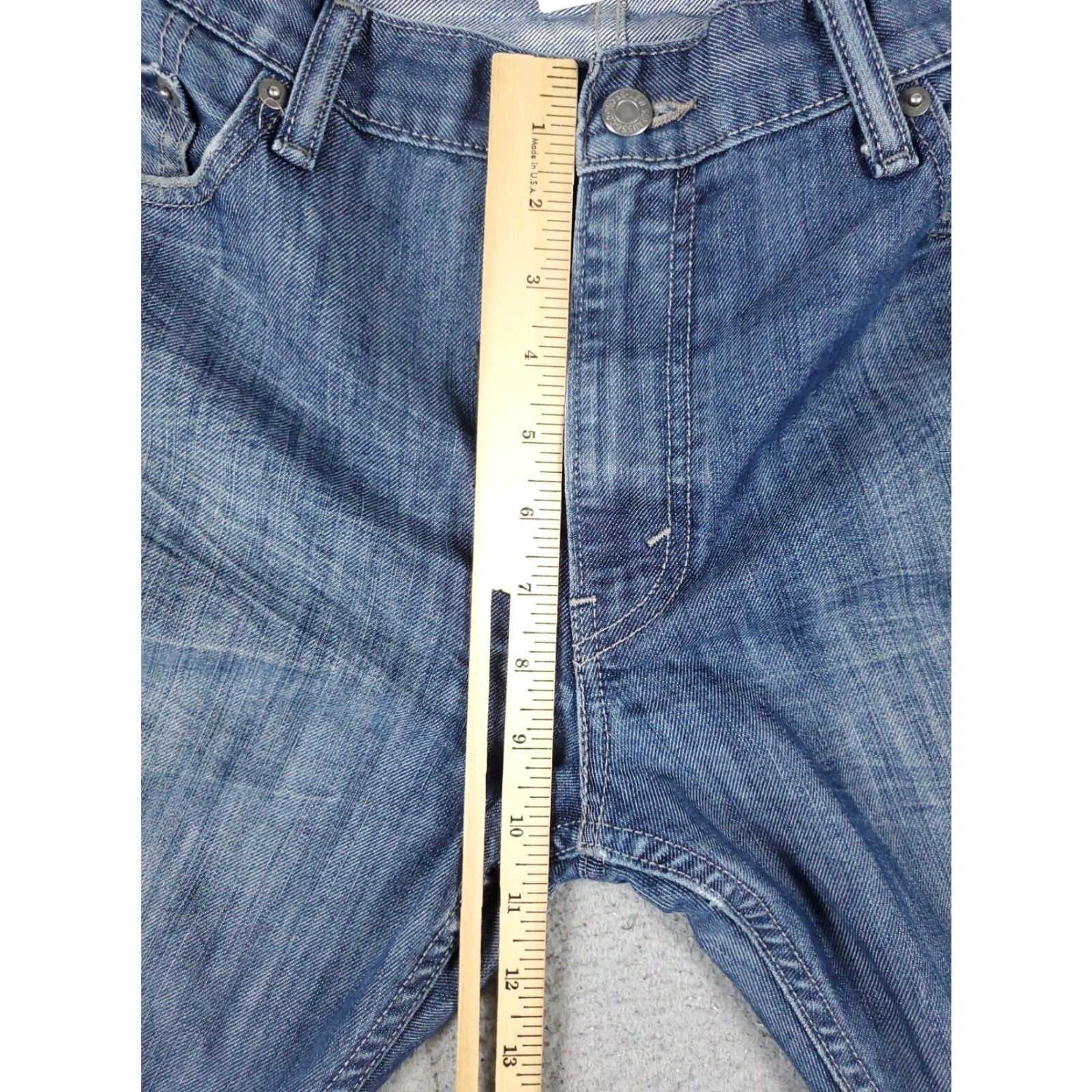 Levi's Levis 514 Straight Leg Jeans Mens 36x30 Blue Cotton Casual 5-Pocket Size US 36 / EU 52 - 3 Thumbnail
