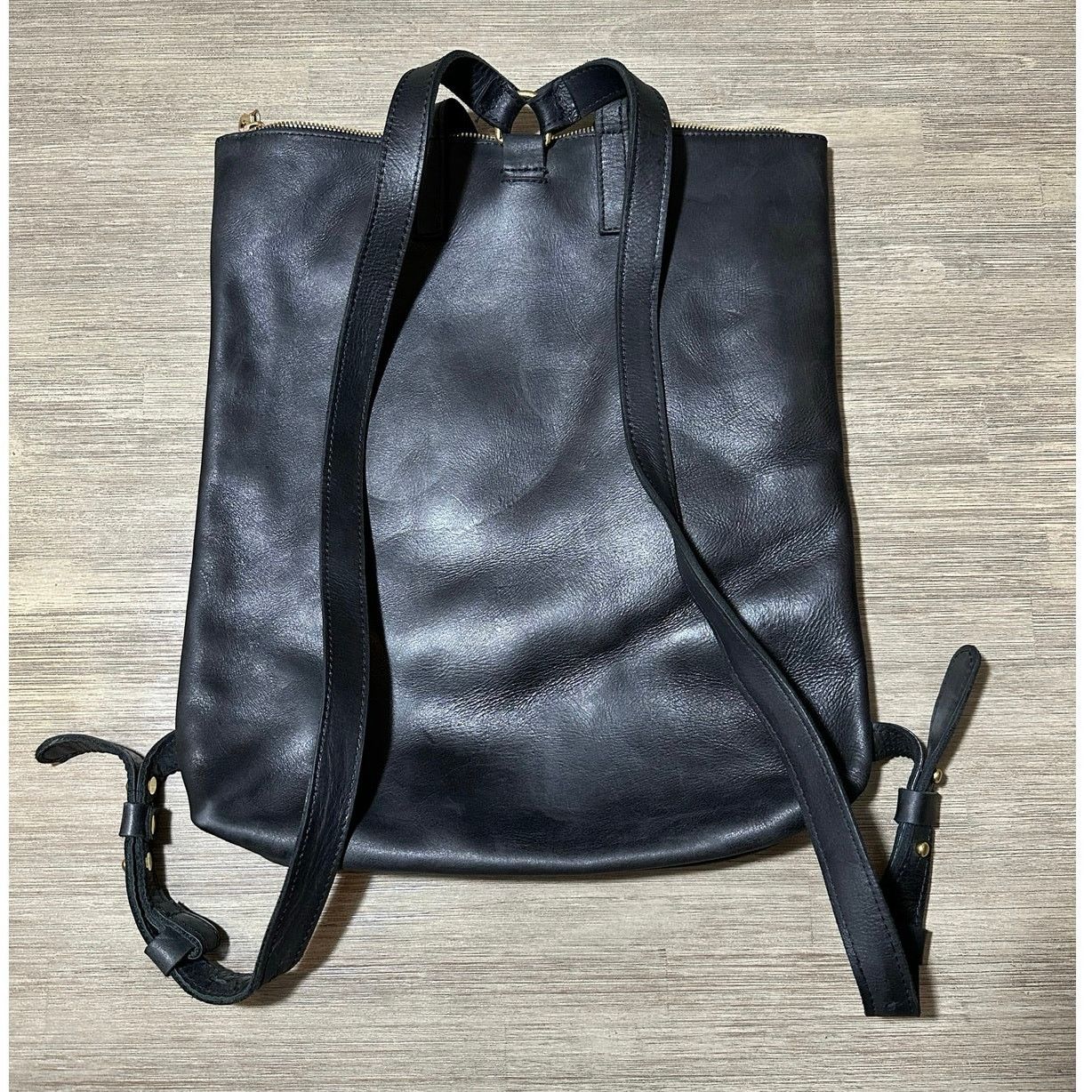 Parker Parker Clay Miramar Black full grain leather backpack Size ONE SIZE - 5 Thumbnail
