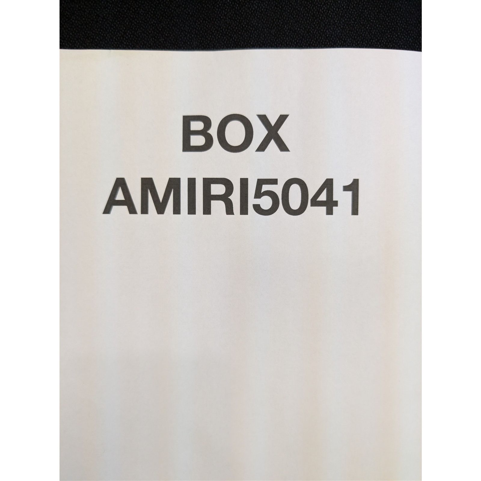 Amiri o1rshd1 Size: OS / Pack of 4 Amiri Logo Dust Bags in Black Size ONE SIZE - 9 Thumbnail