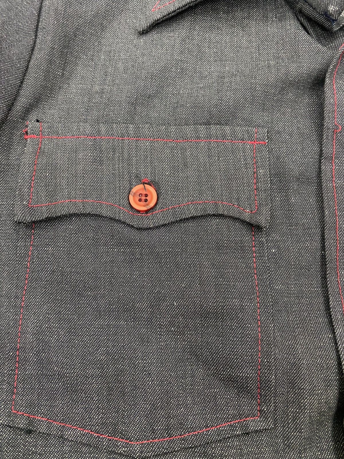 Vintage Vtg 1970s Wrangler Wrelaters denim cowboy western shirts Size US M / EU 48-50 / 2 - 8 Thumbnail