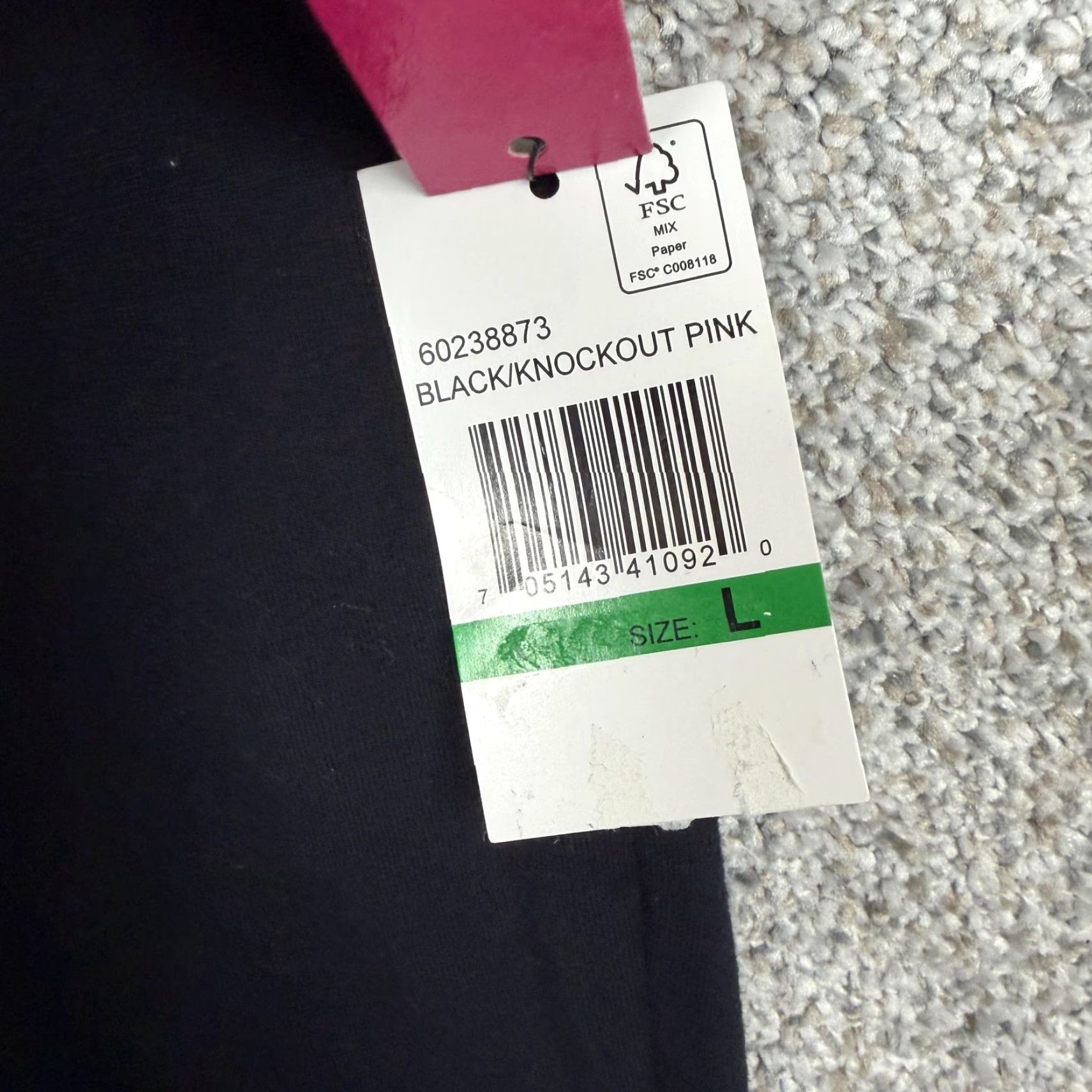 Energie Energie Leggings Juniors L Black Pink Waistband Stretch Athleisure Y2K NWT Size 36" / US 14 / IT 50 - 7 Thumbnail