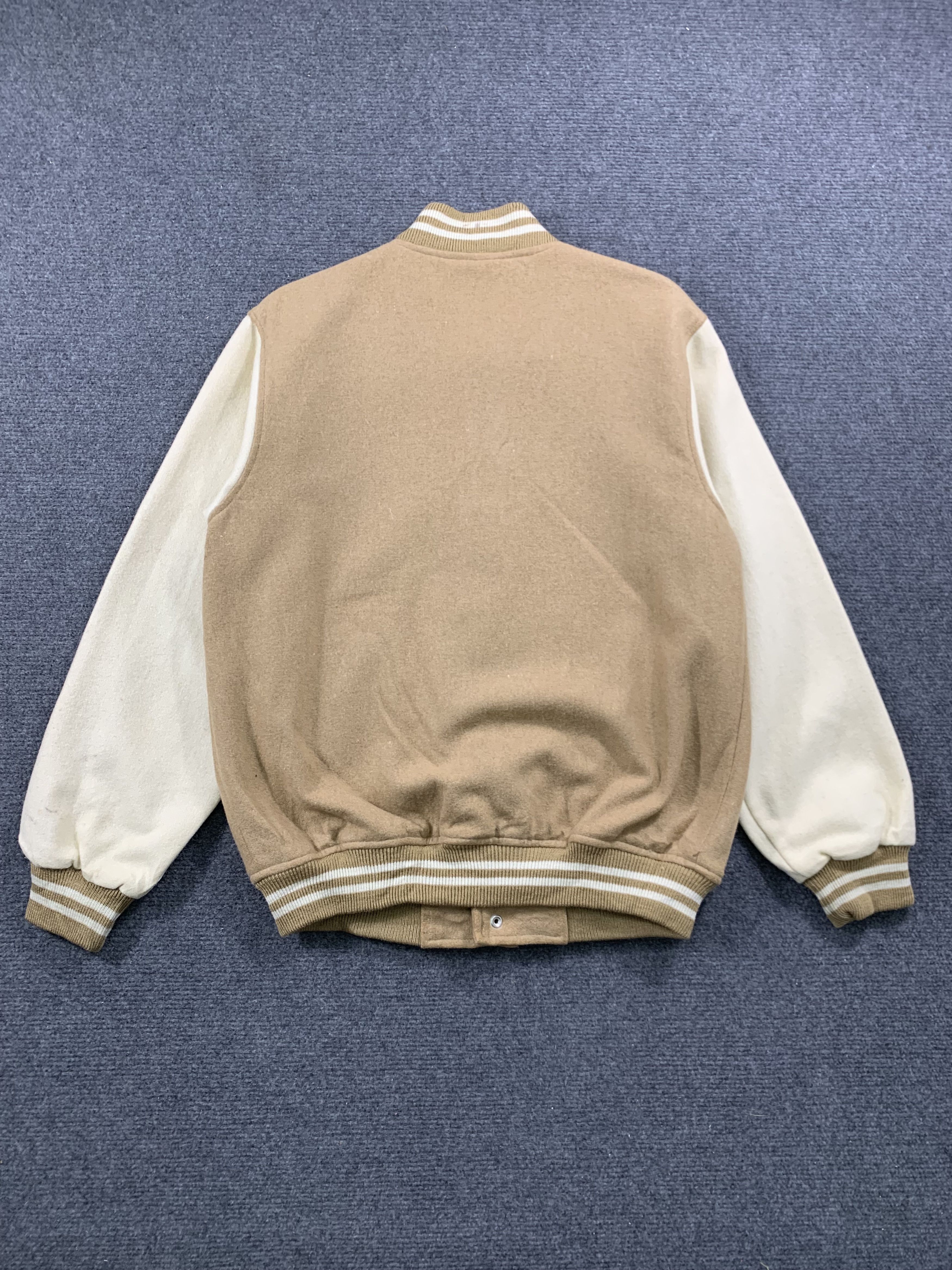 Japanese Brand Vintage Crocodile Button Up Wool Varsity Jacket Size US S / EU 44-46 / 1 - 8 Thumbnail