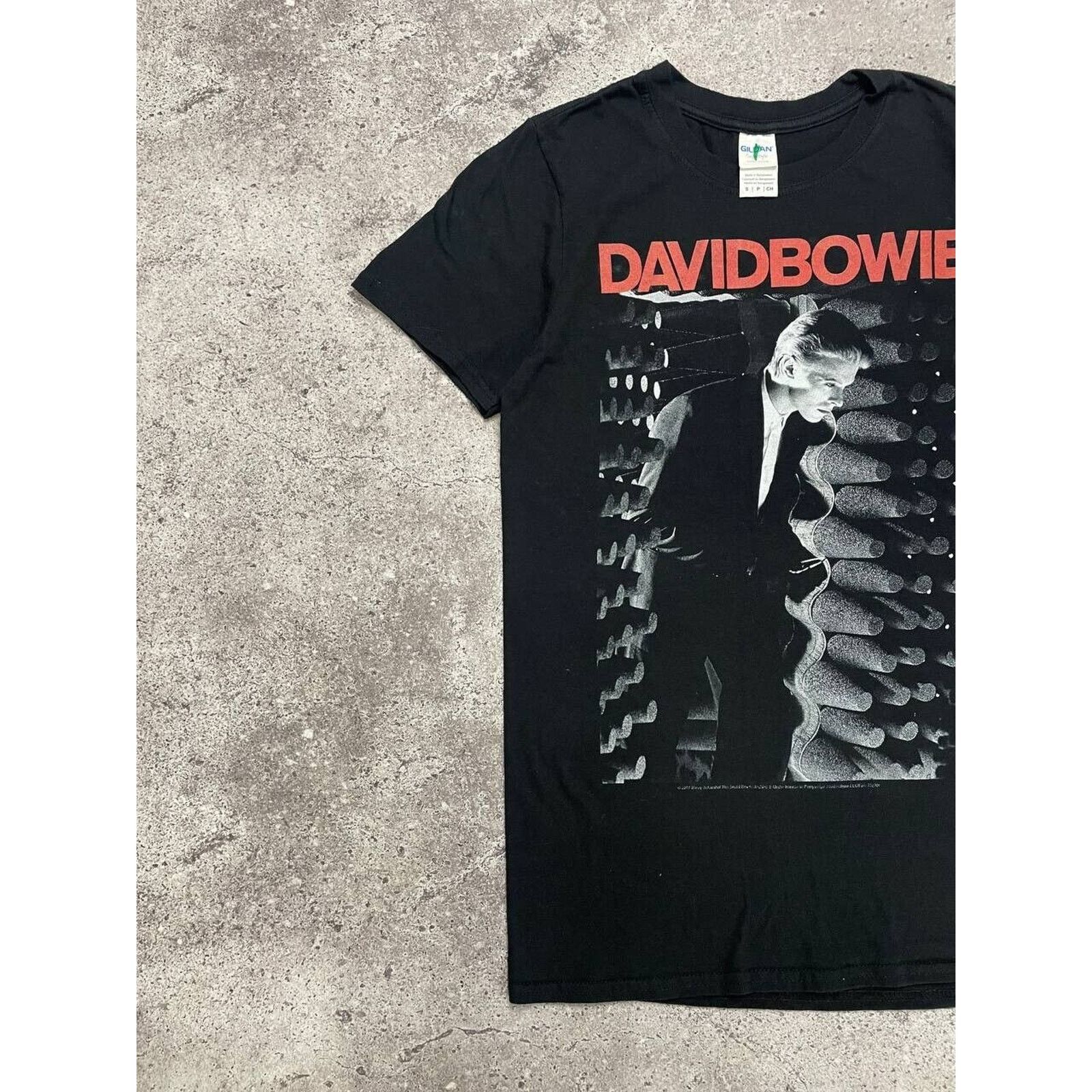 Band Tees × Vintage Vintage David Bowie Black Graphic T-Shirt S Size US S / EU 44-46 / 1 - 3 Thumbnail
