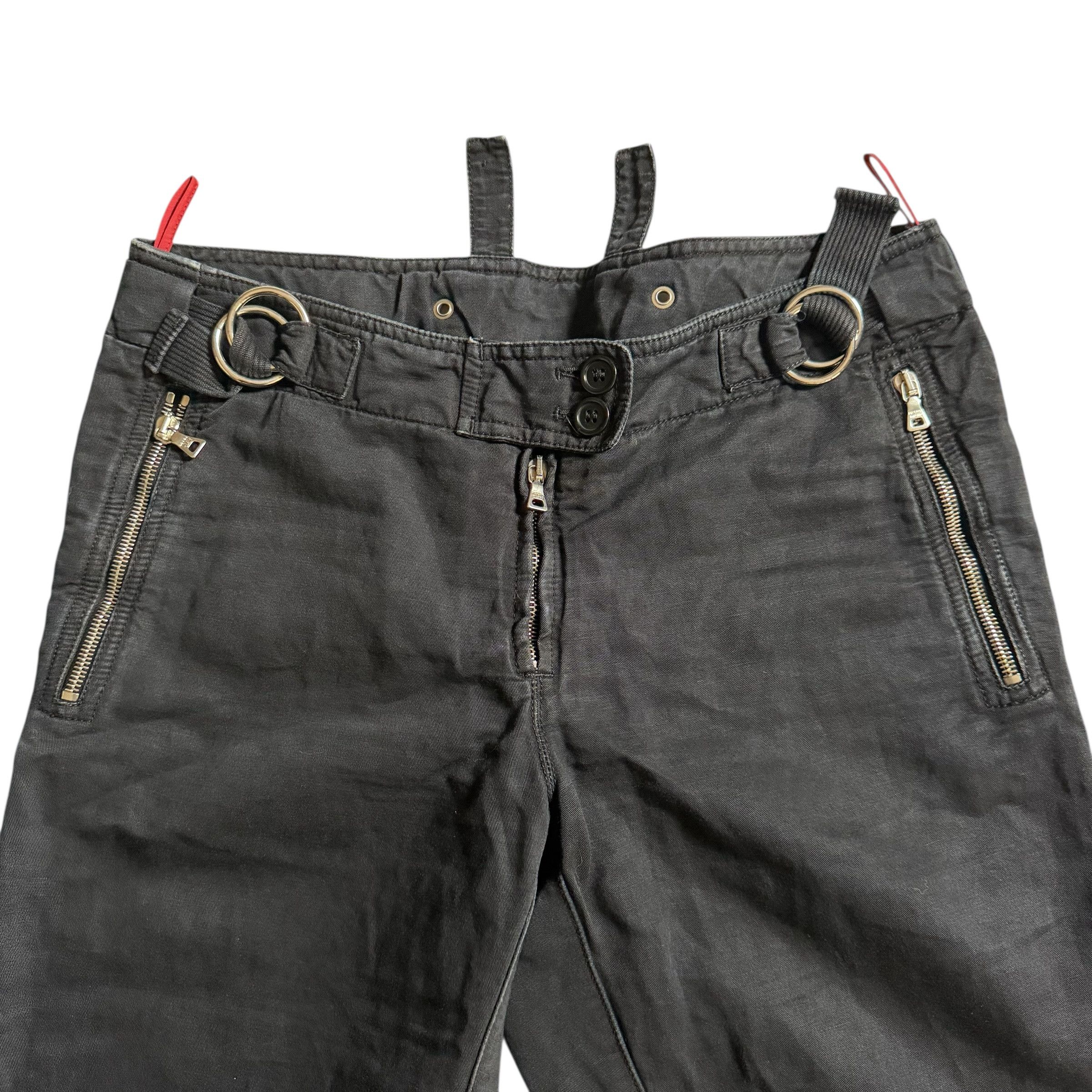Prada PRADA VINTAGE MULTI ZIPPED BIKER PANTS Size US 28 / EU 44 - 3 Thumbnail