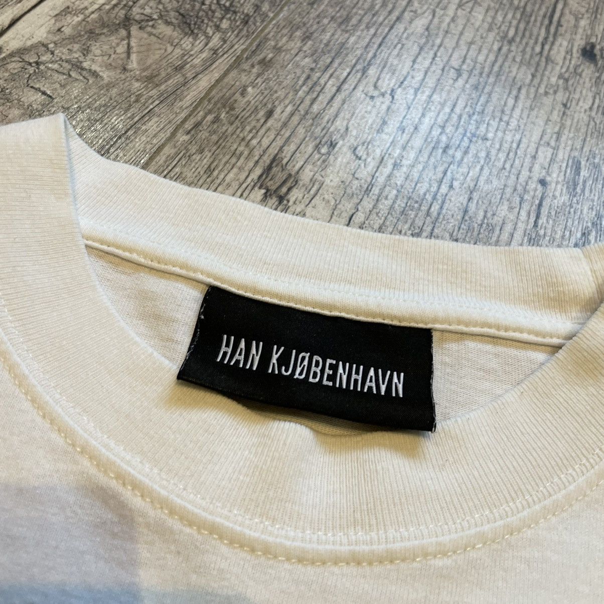 Han Kjobenhavn × Japanese Brand HAN KJØBENHAVN T-SHIRT BOYFRIEND TEE OFF WHITE STREETWEAR Size US L / EU 52-54 / 3 - 7 Thumbnail