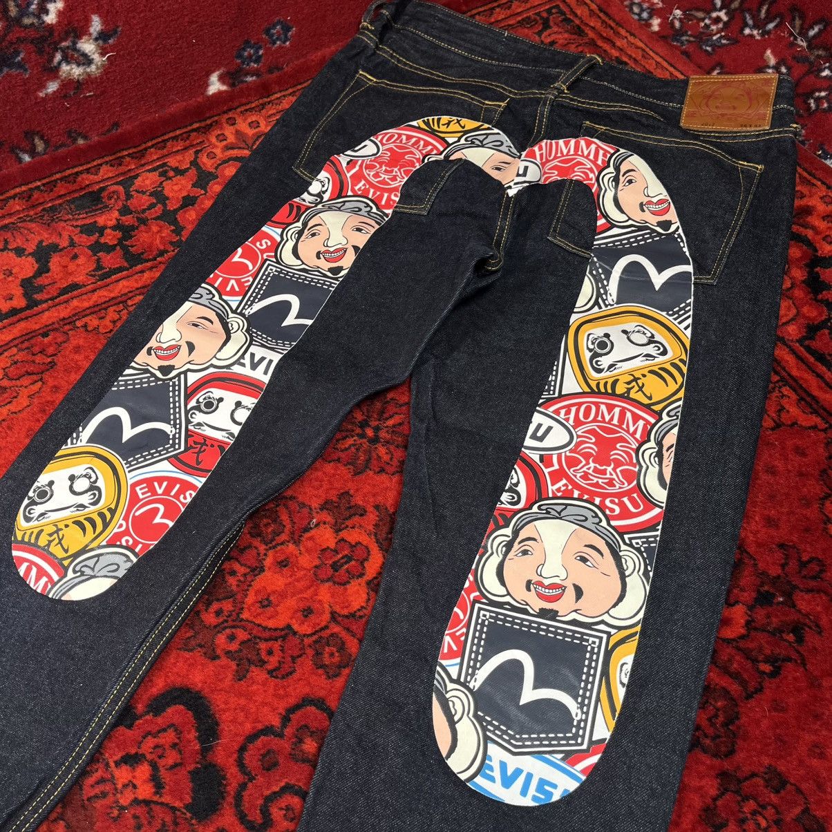 Evisu EVISU Jeans Big Back Daicock Seagull Graphic Archive Y2K Size US 36 / EU 52 - 5 Thumbnail