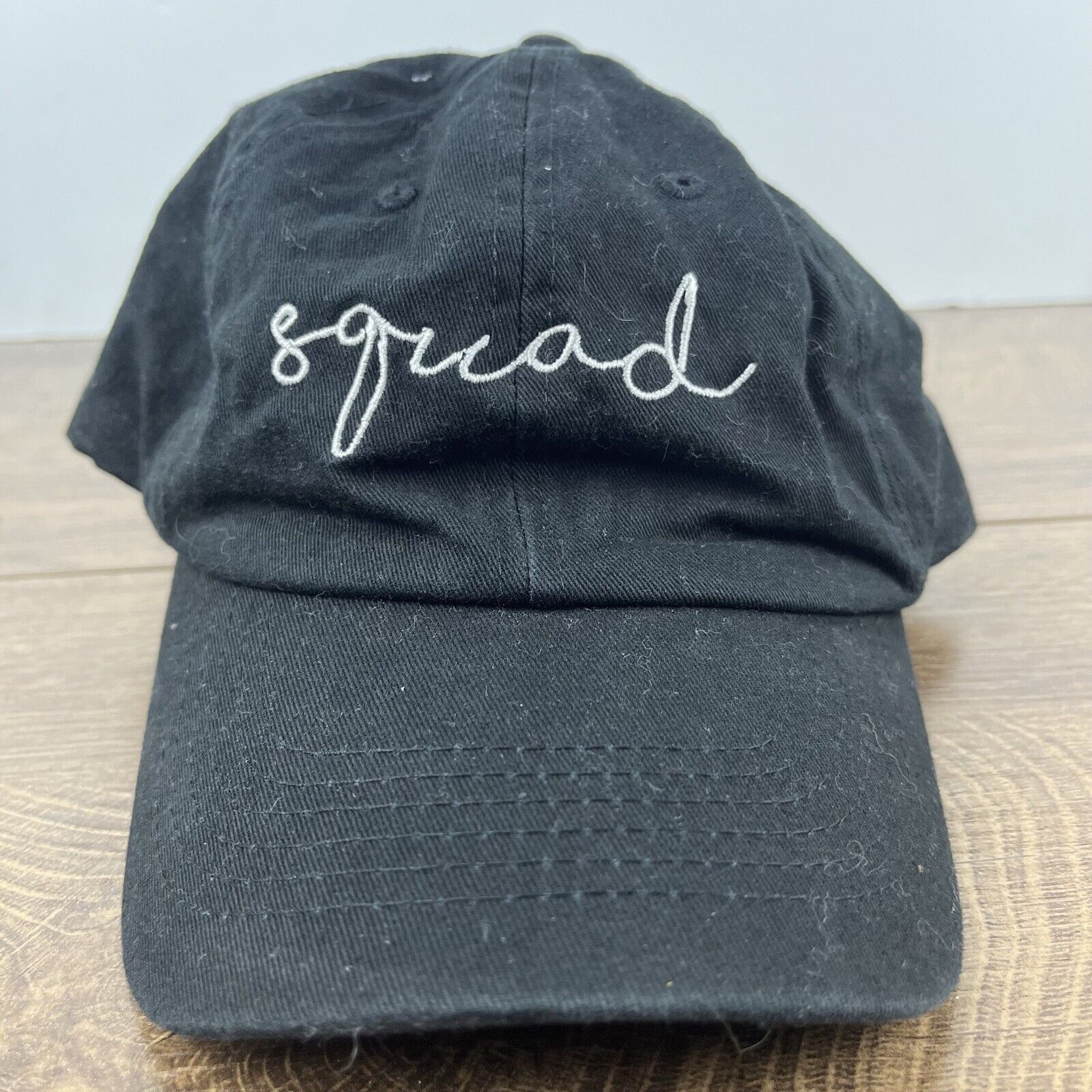 Other Squad Hat Black Cap Squad Hat Adjustable Hat Black Adult Hat Size ONE SIZE - 4 Thumbnail