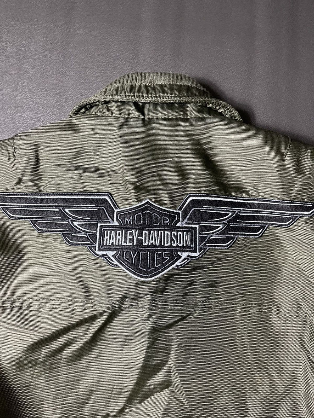 Harley Davidson Harley Davidson Bomber Jacket Size US XXL / EU 58 / 5 - 8 Thumbnail