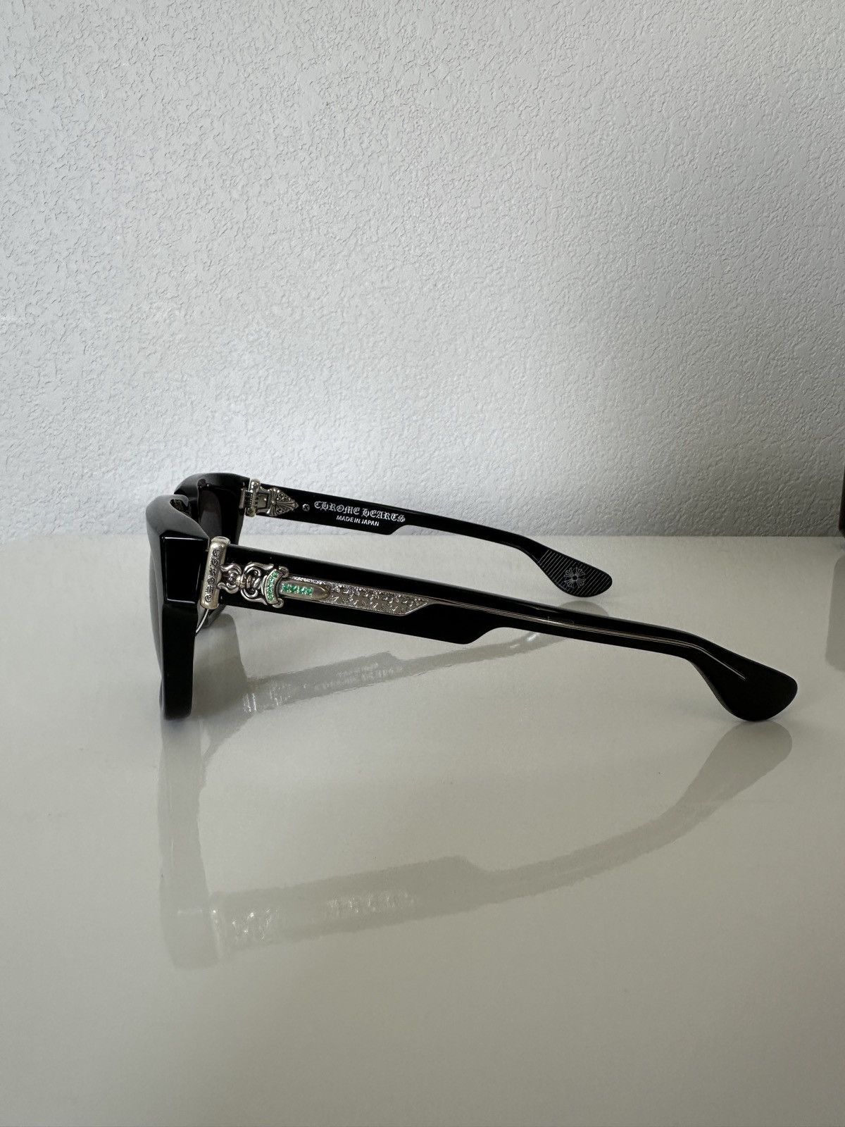 Chrome Hearts Chrome Hearts Emerald Box Officer Glasses Size ONE SIZE - 3 Thumbnail