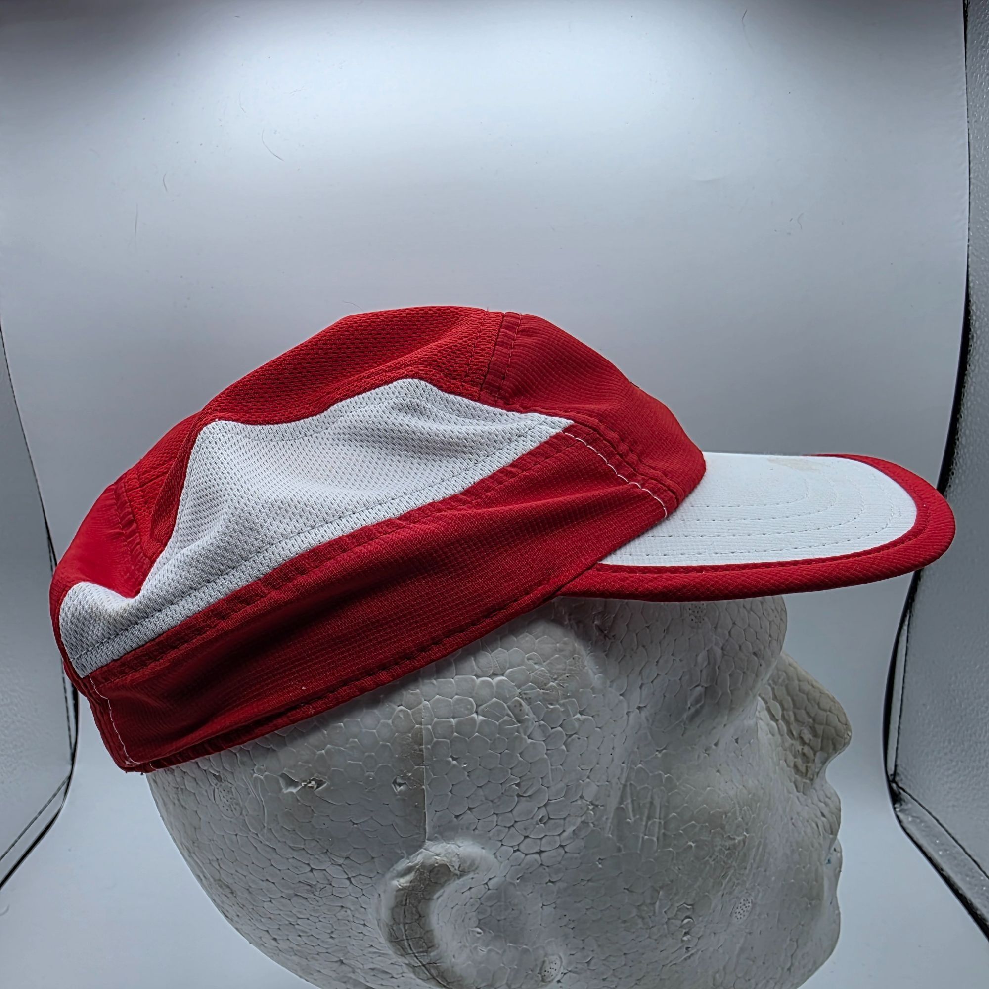 Other Currens Adults Red White Athletic Hat Casual Outdoors Runnin Size ONE SIZE - 4 Thumbnail